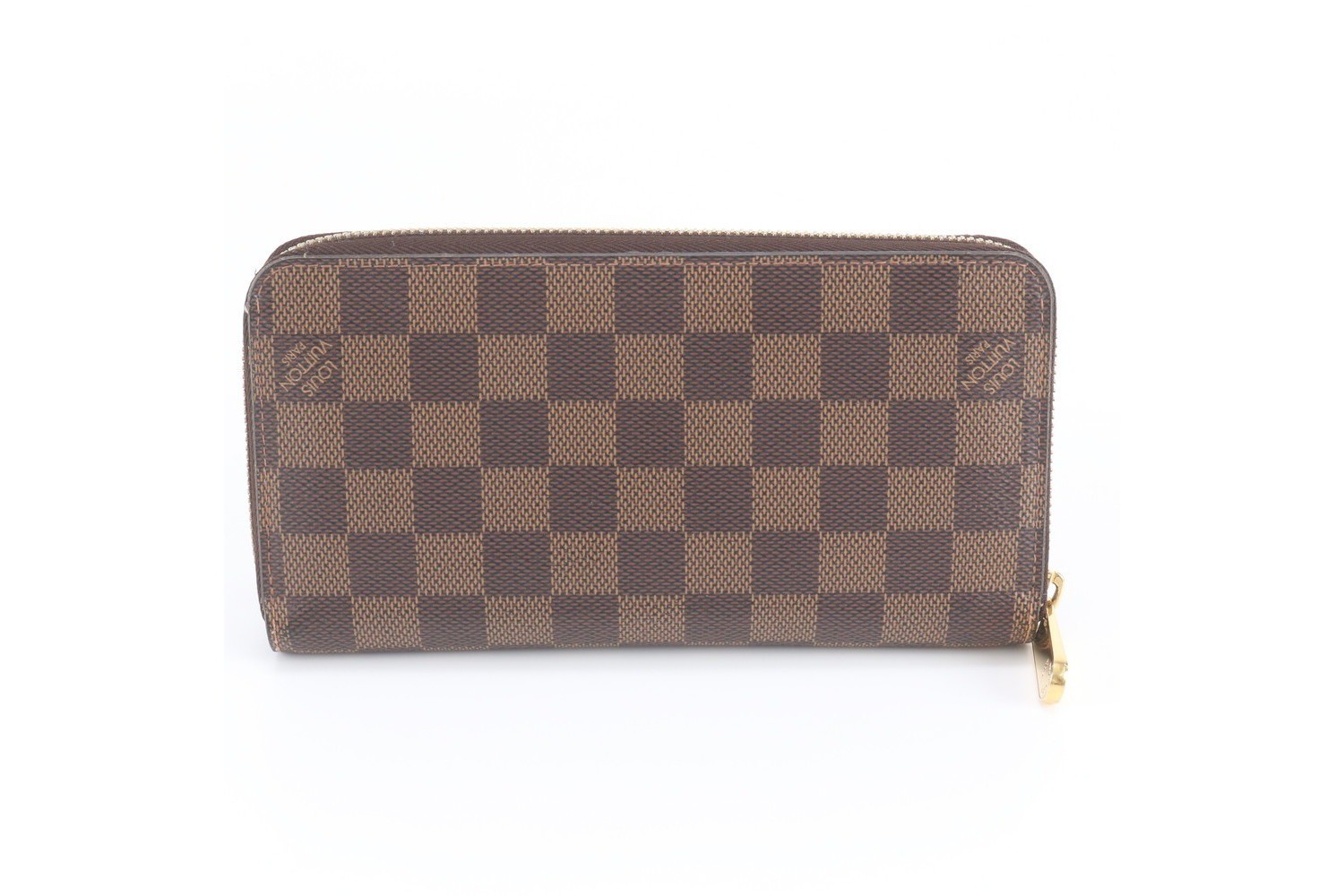 Damier Zippy Wallet N41661 Leather Long Wallet — view 2