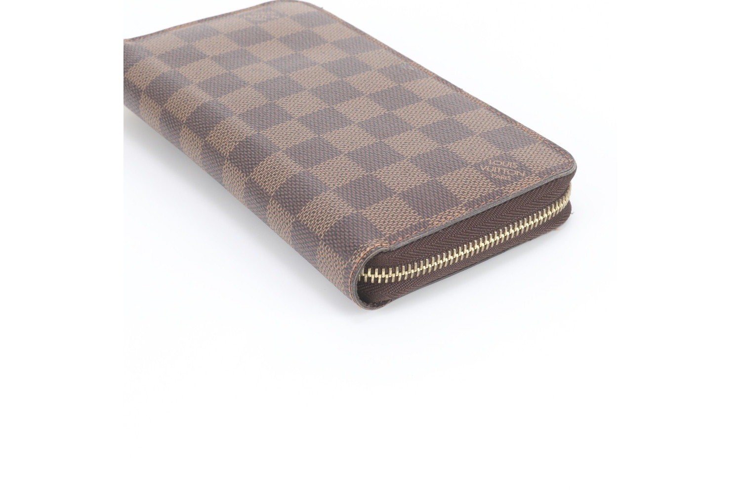 Damier Zippy Wallet N41661 Leather Long Wallet — view 4