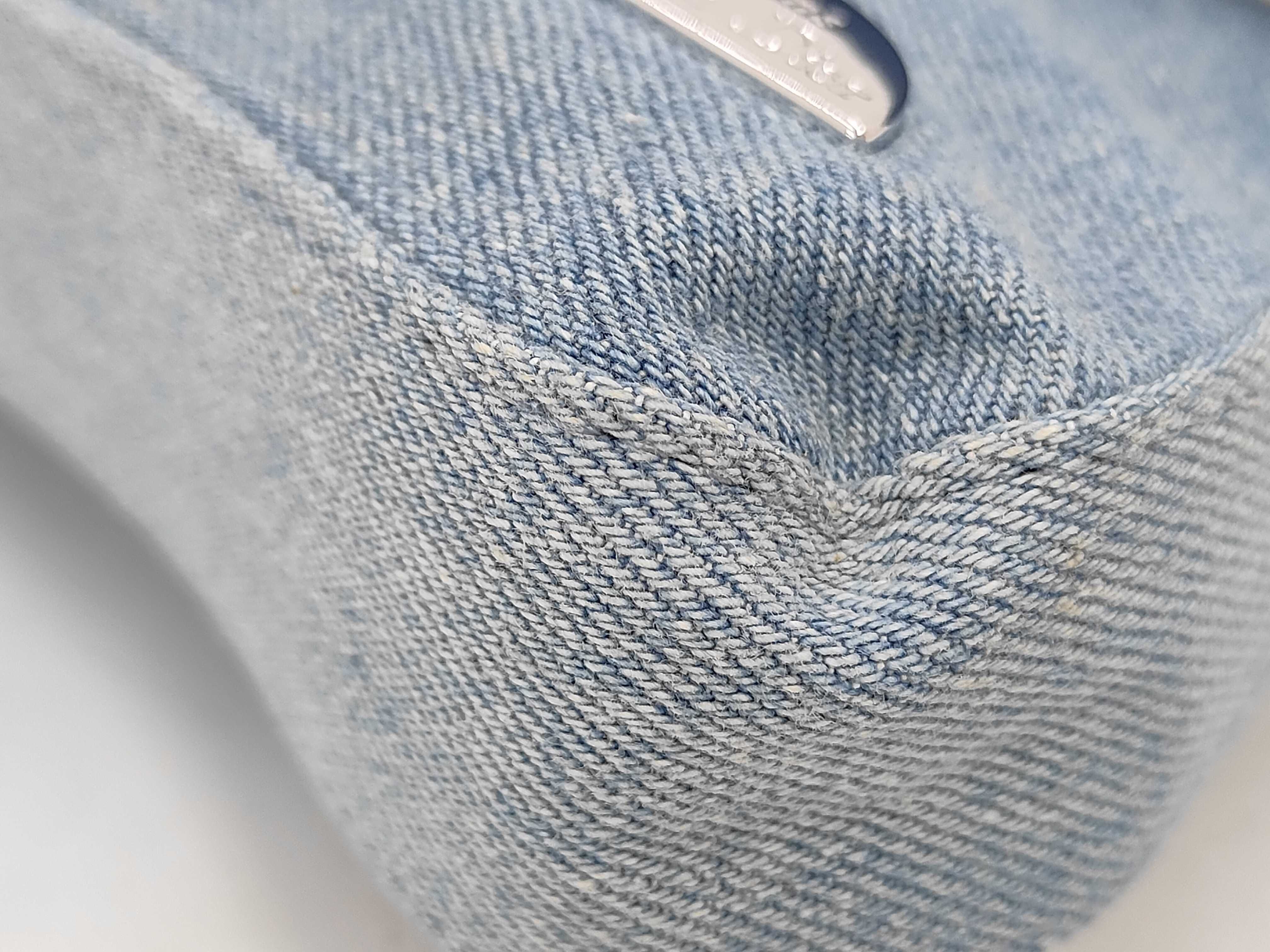 Novelty Christian Dior Parfums Pouch Denim Light Blue x White Pouch — view 4