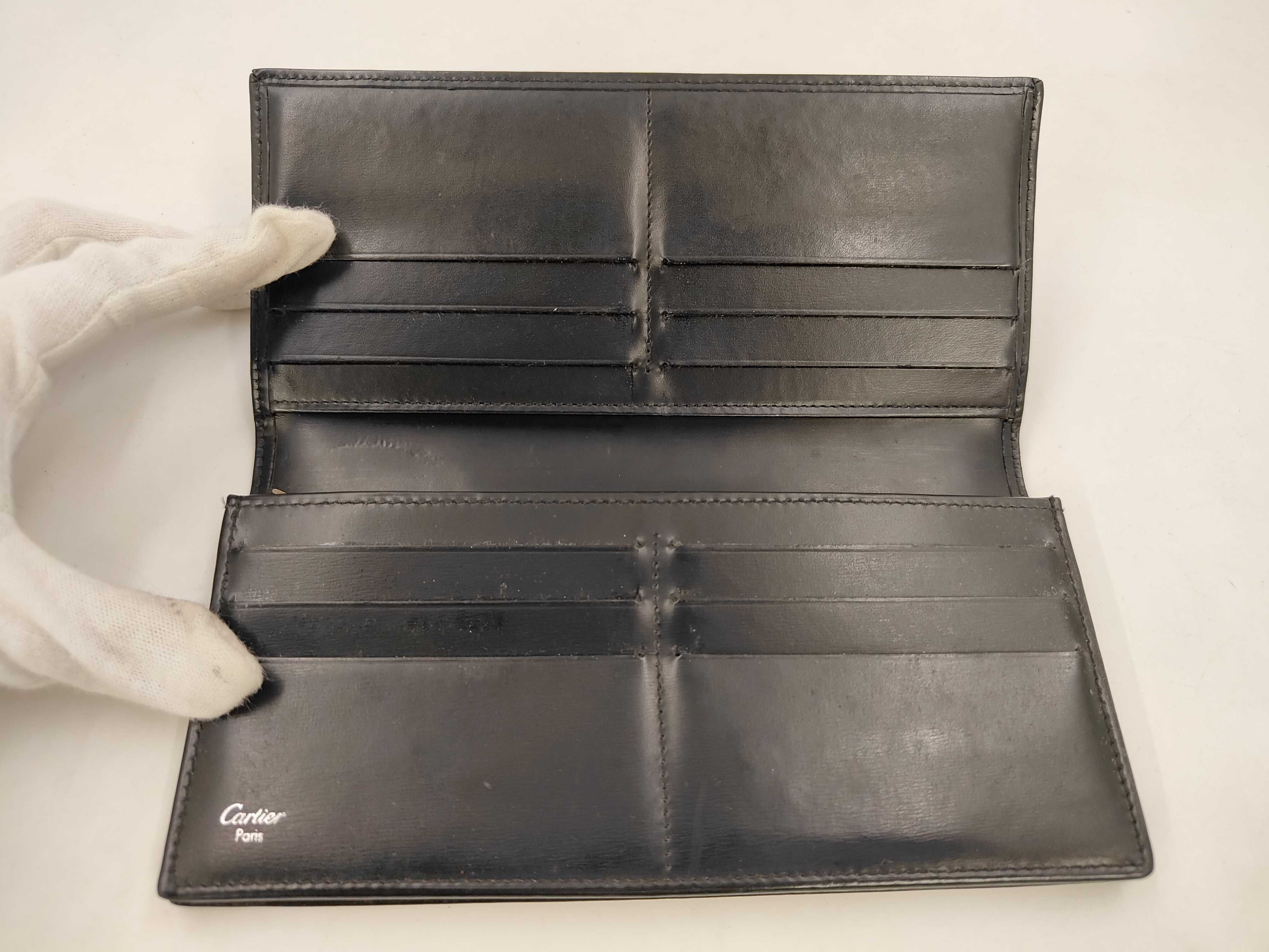 Pasha Long Wallet, Leather, Black — view 9