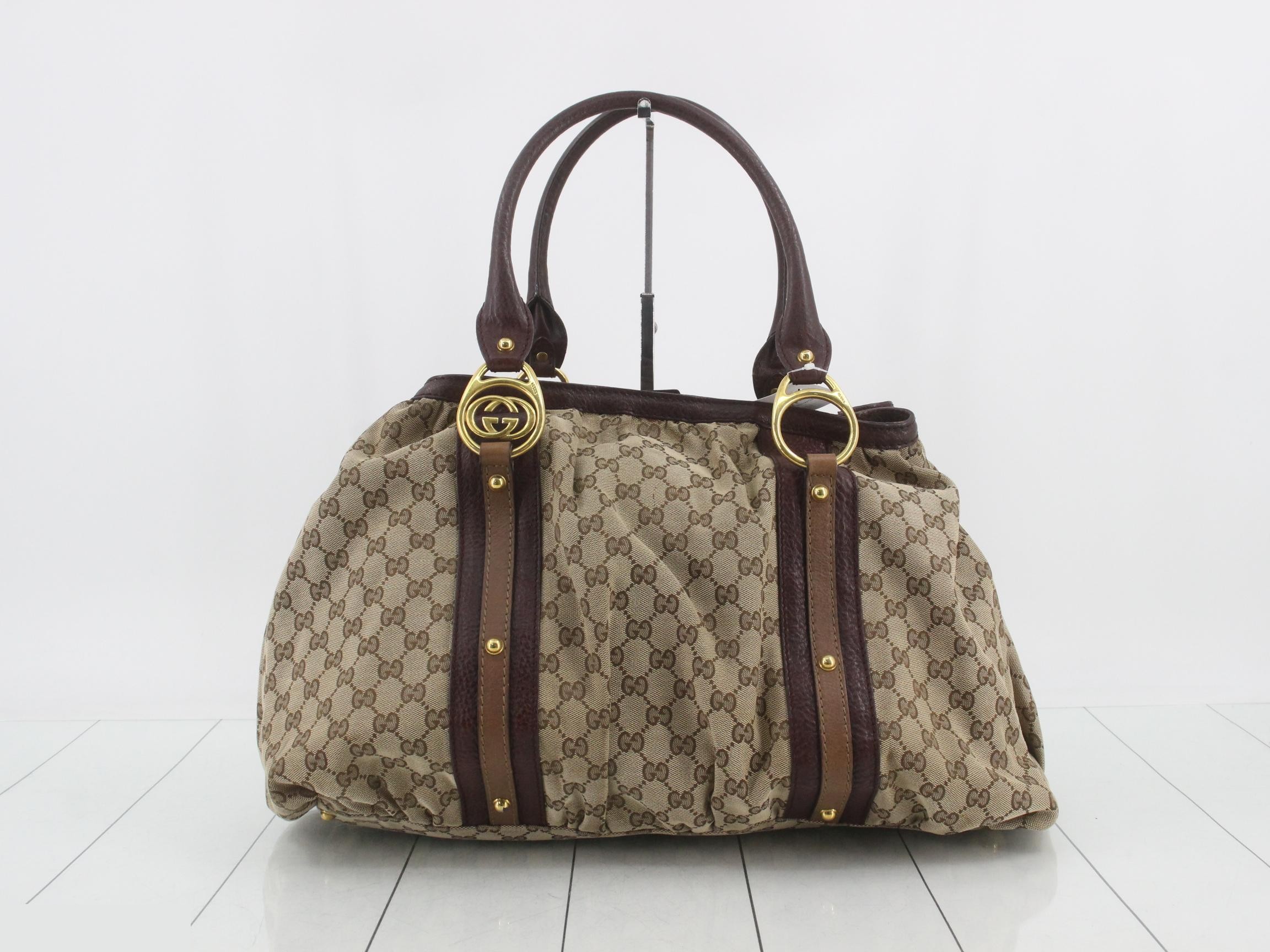 GG Canvas Interlocking Tote Bag — view 2