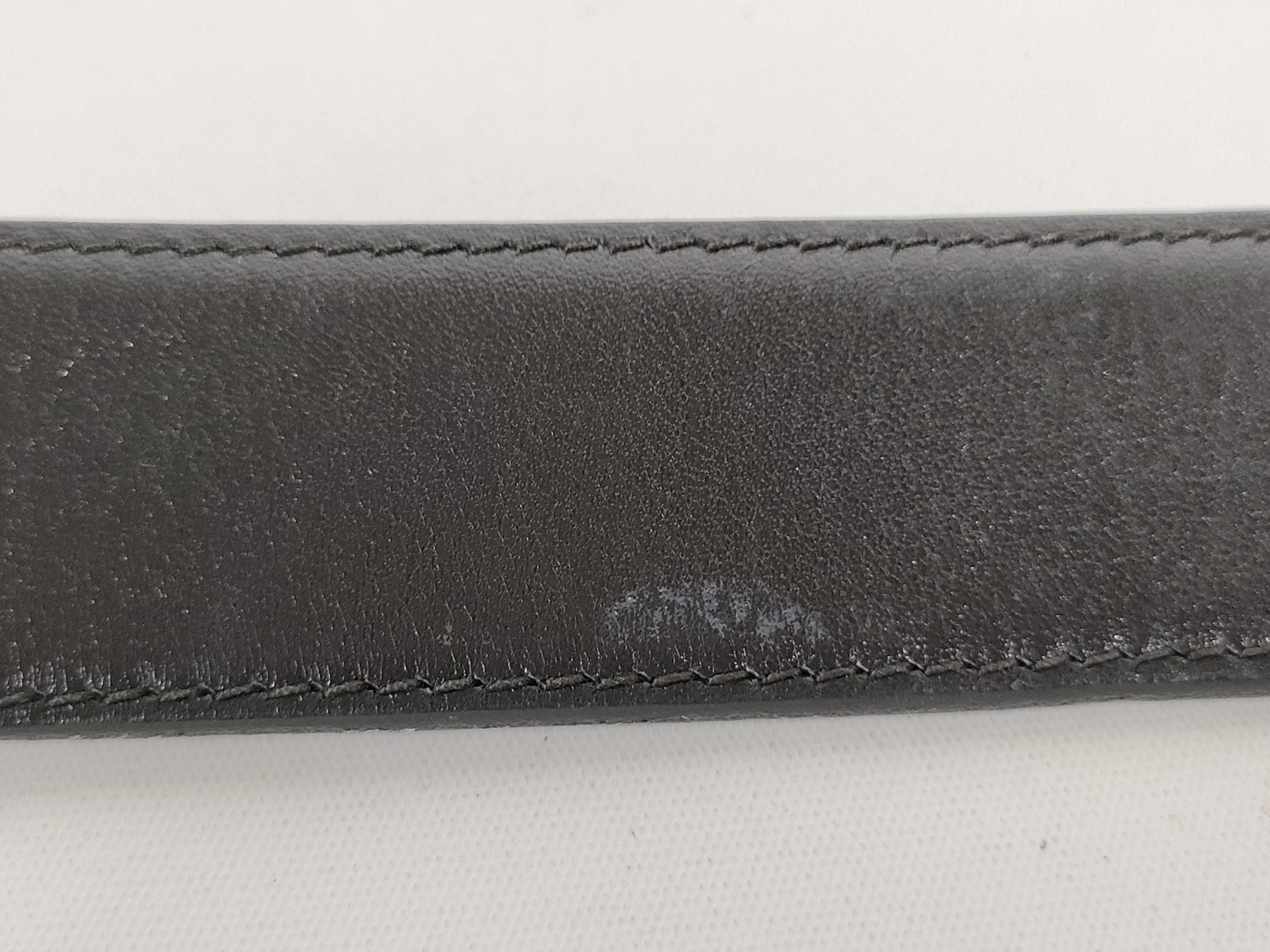 carriage buckle leather belt — view 8