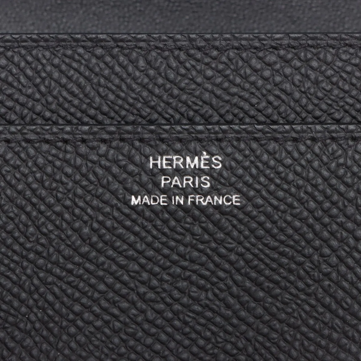 [Individually wrapped] Hermes Constance Long To Go Vaux Epson Black Silver Hardware W:2024 — view 12