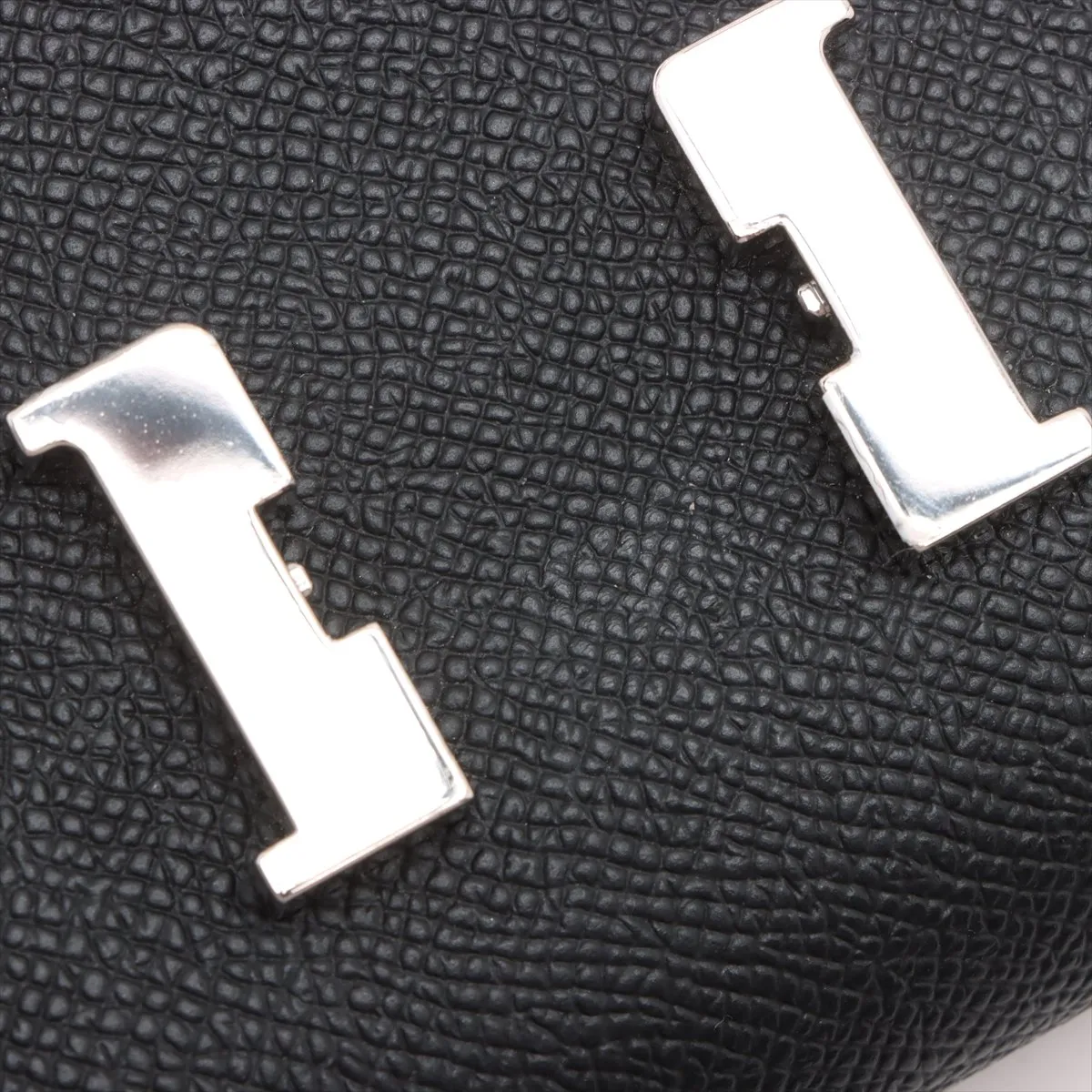 [Individually wrapped] Hermes Constance Long To Go Vaux Epson Black Silver Hardware W:2024 — view 13
