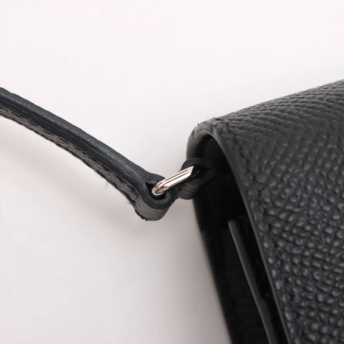 [Individually wrapped] Hermes Constance Long To Go Vaux Epson Black Silver Hardware W:2024 — view 15