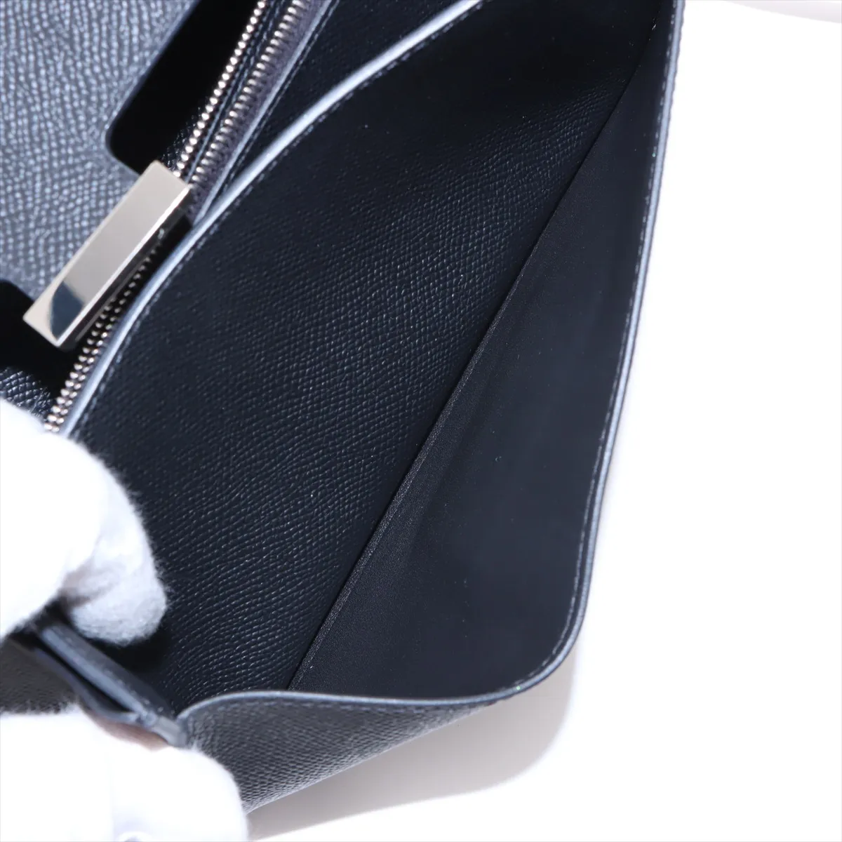 [Individually wrapped] Hermes Constance Long To Go Vaux Epson Black Silver Hardware W:2024 — view 7