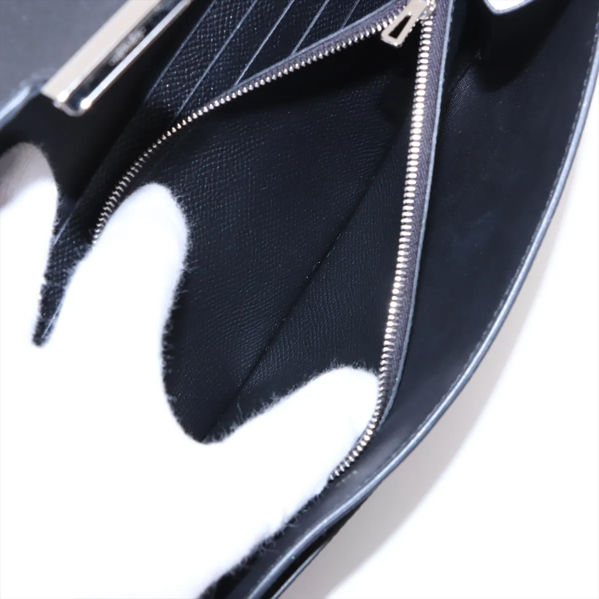 [Individually wrapped] Hermes Constance Long To Go Vaux Epson Black Silver Hardware W:2024 — view 8