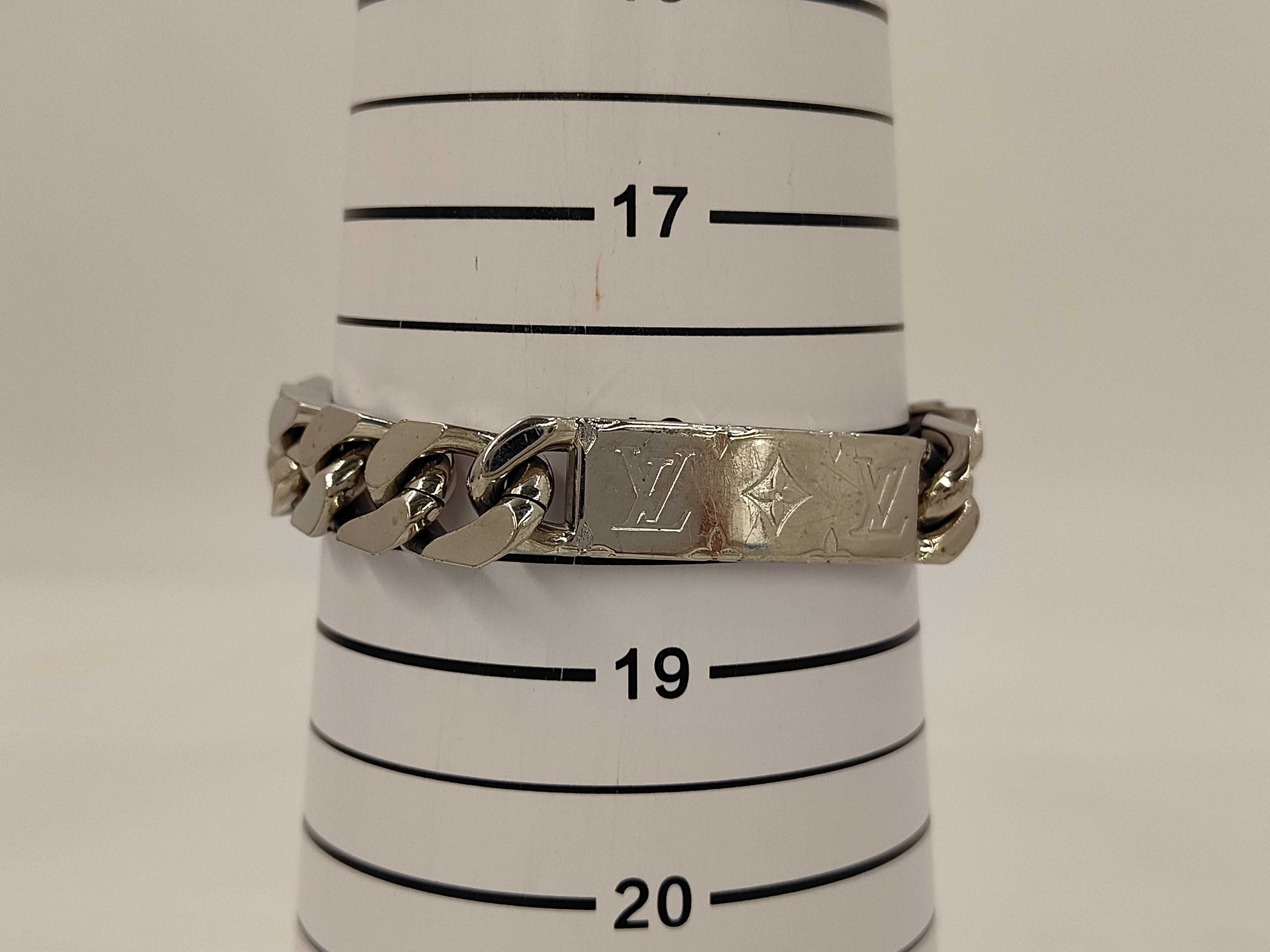 LV Signature Cuban Link Chain Bracelet M62486 DI1200 Bracelet/Bangle — view 5
