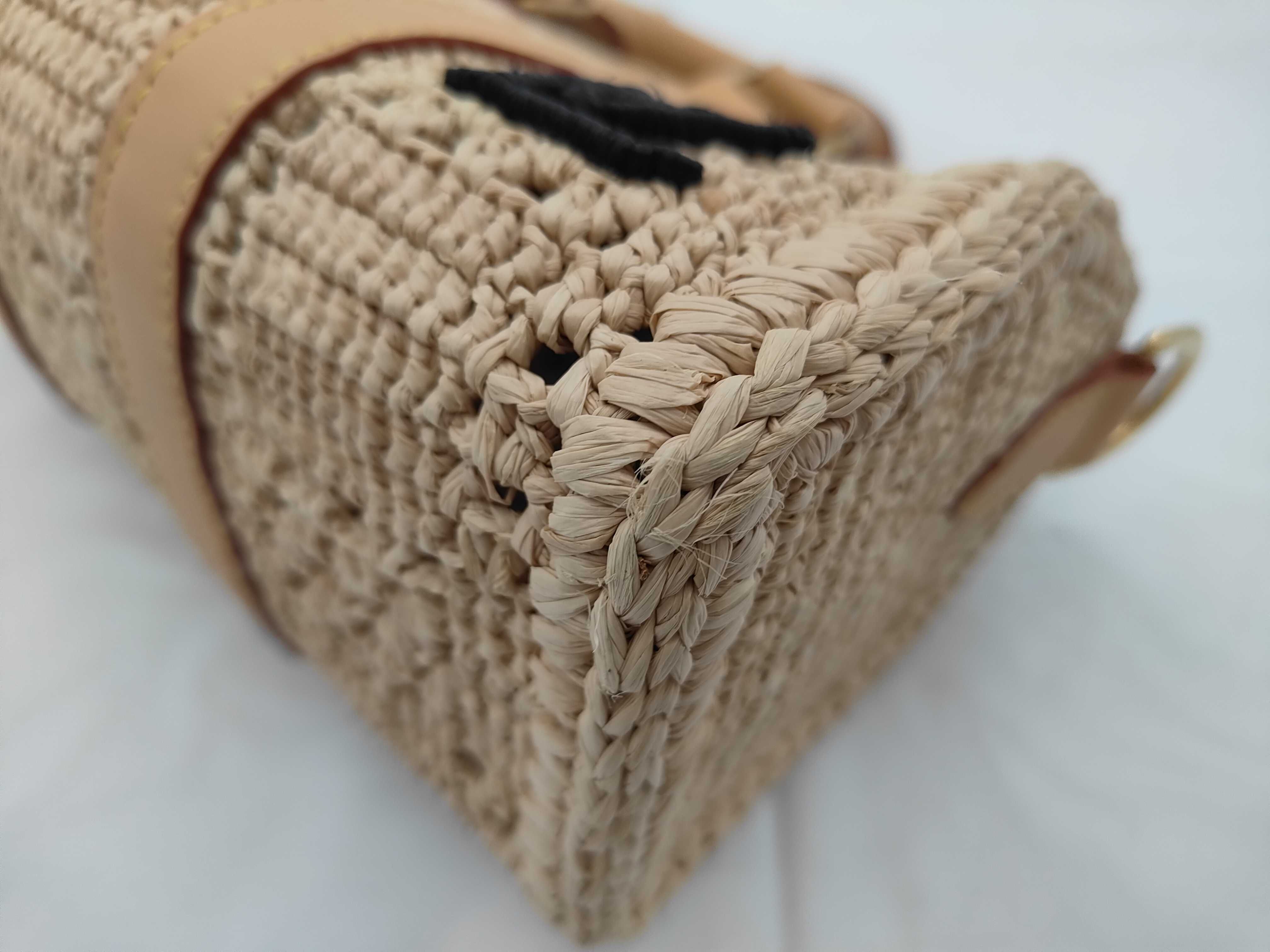 Damier Raffia Keepall Bandoulière 25 Boston Bag — view 6