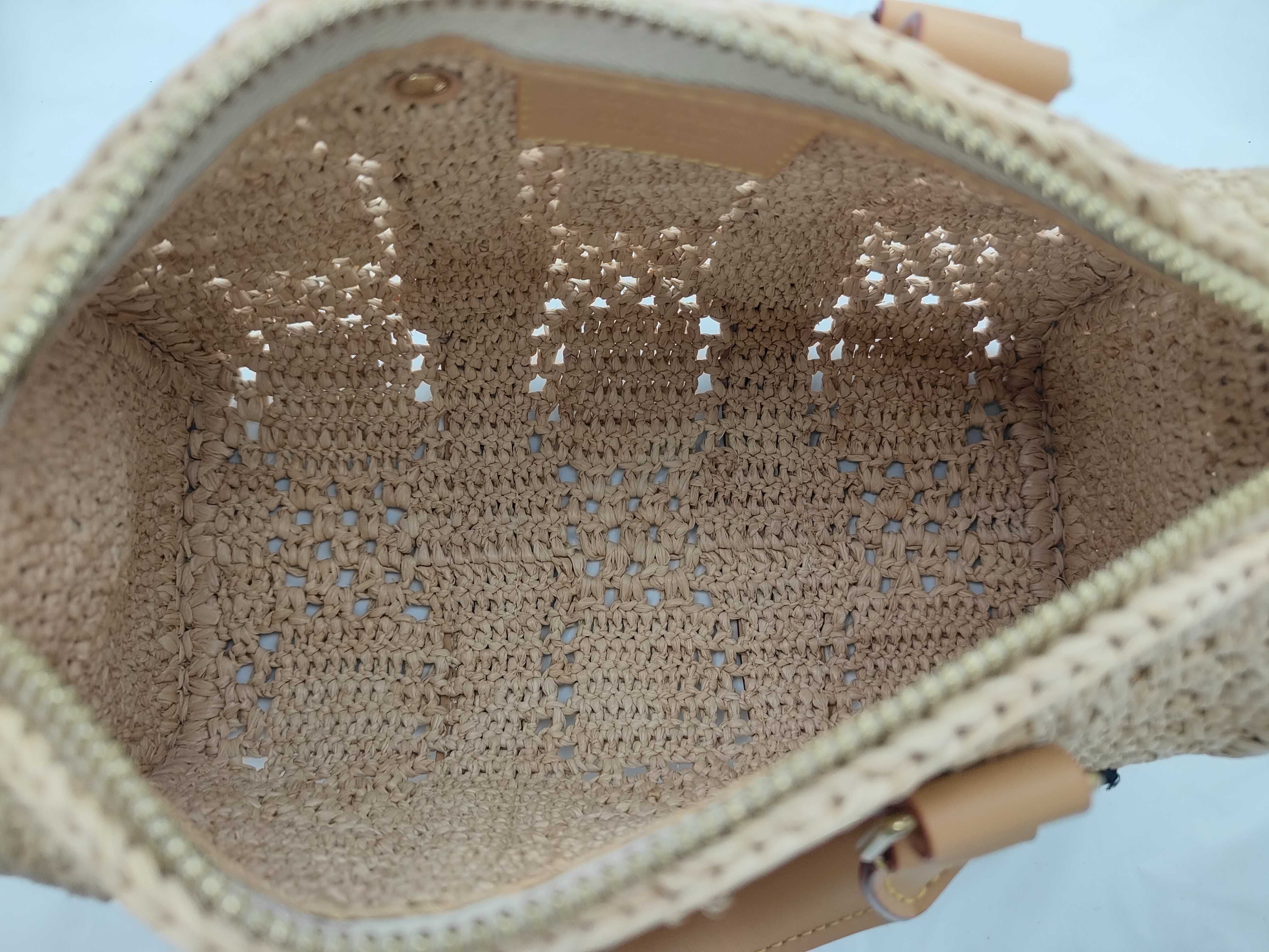 Damier Raffia Keepall Bandoulière 25 Boston Bag — view 8