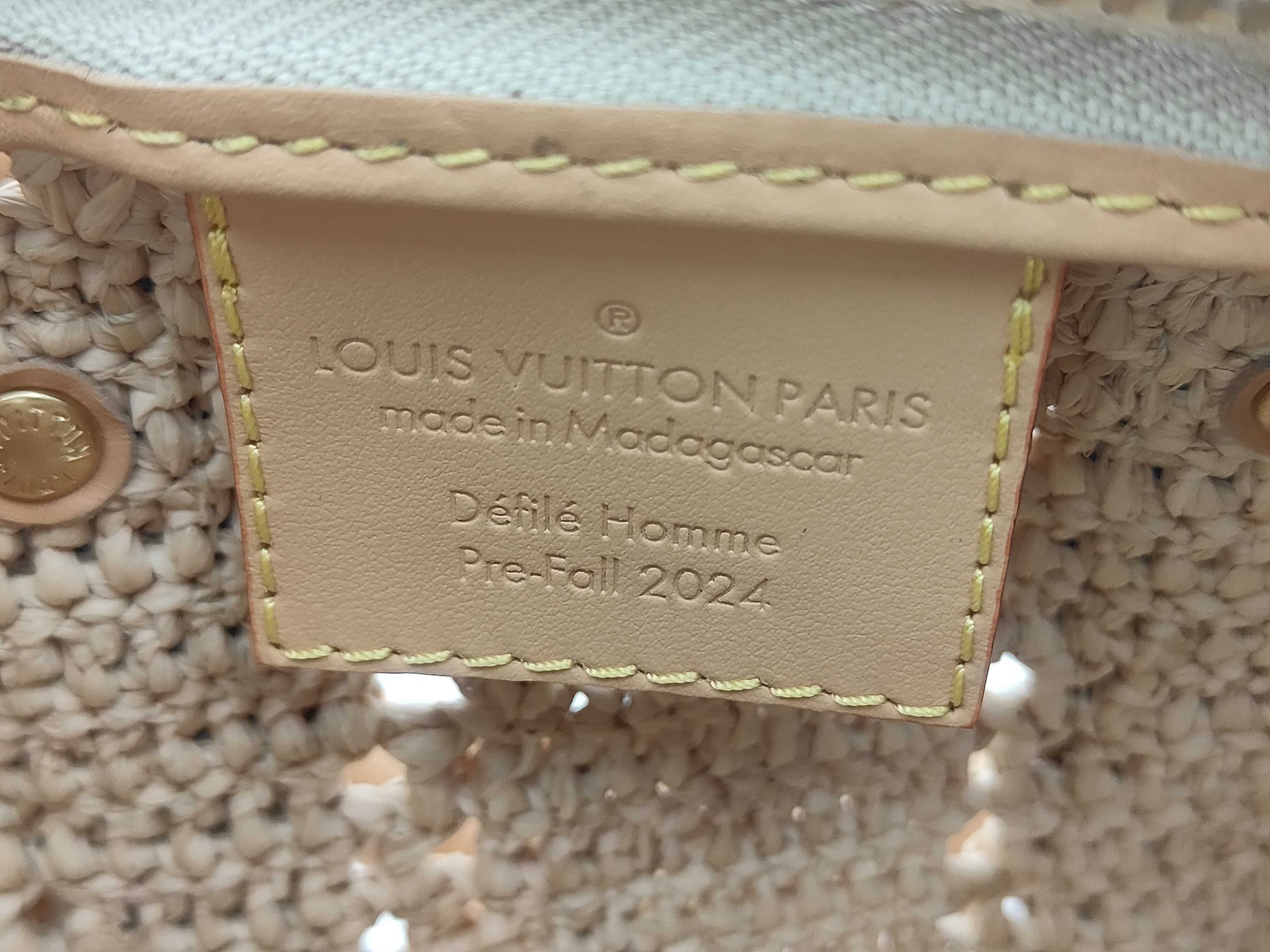 Damier Raffia Keepall Bandoulière 25 Boston Bag — view 9