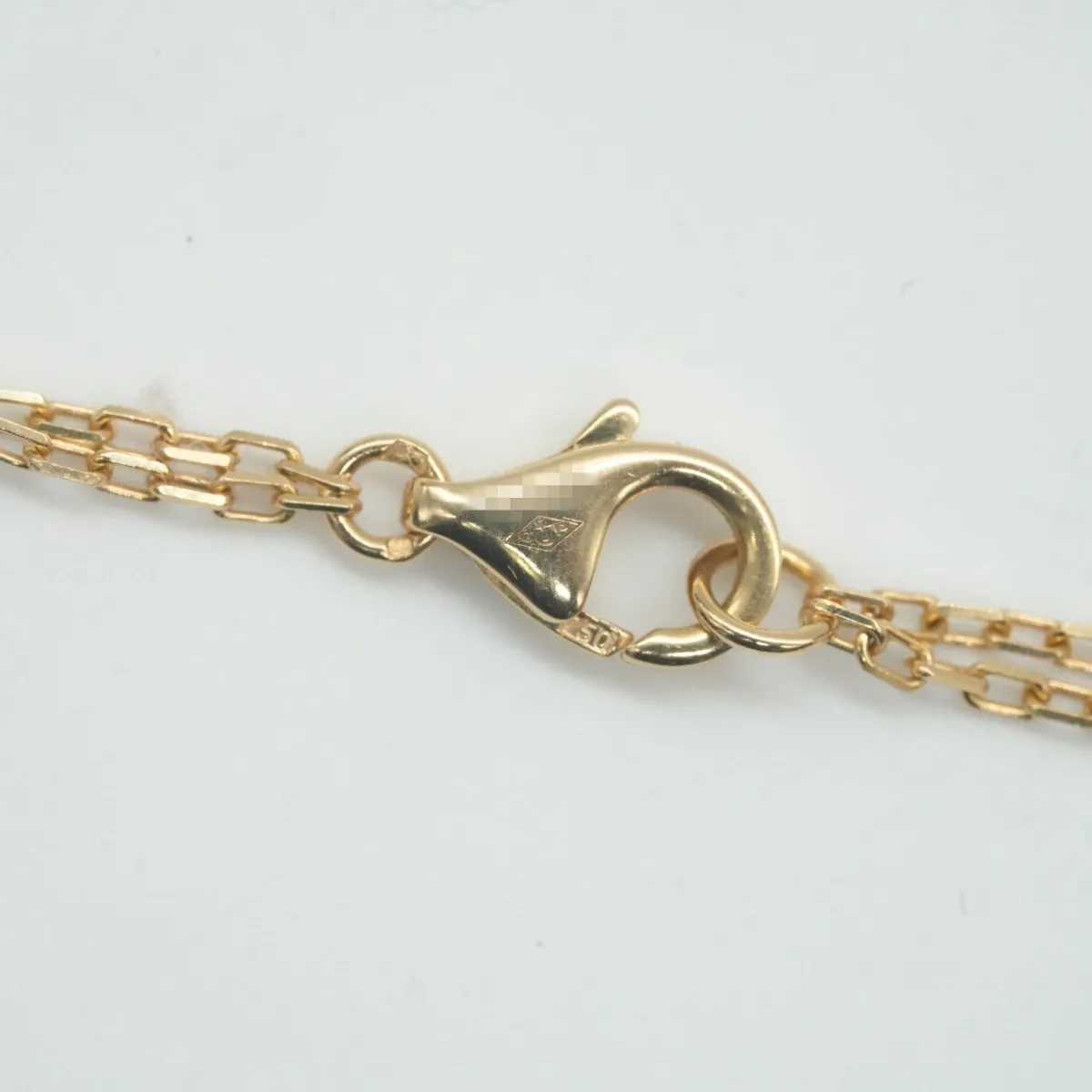 Love Circle 2P Diamond Necklace 750(YG) 6.3g YJA685 — view 3