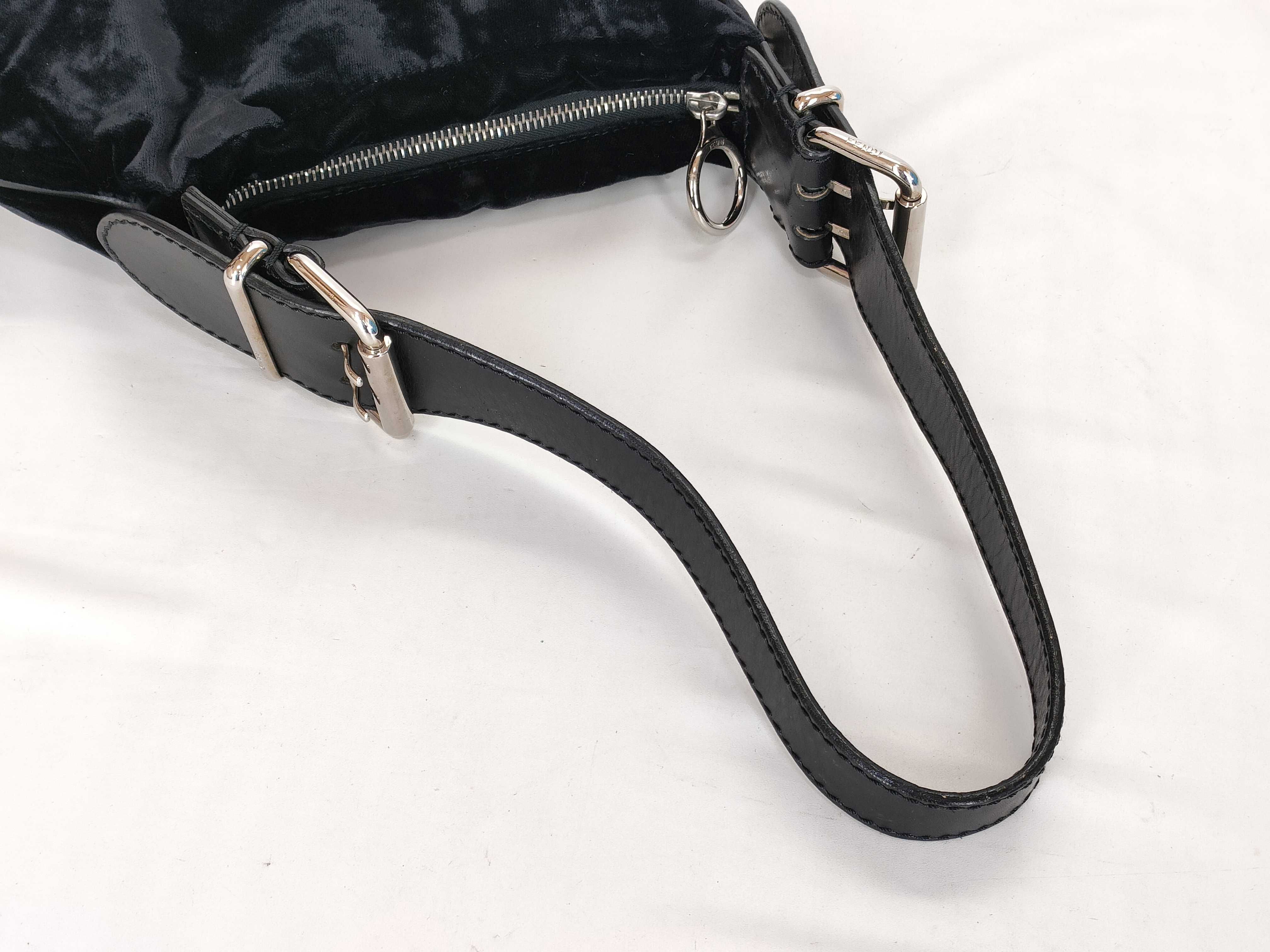 Velour One-Shoulder Bag — view 3