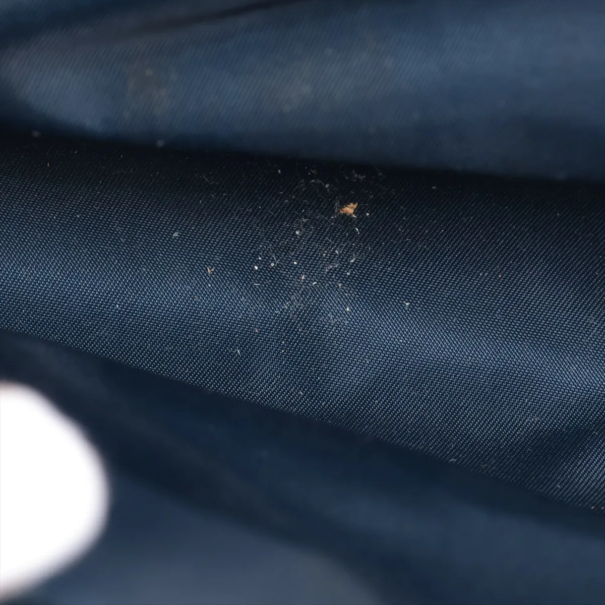 Trotter Canvas x Leather Handbag Navy — view 15