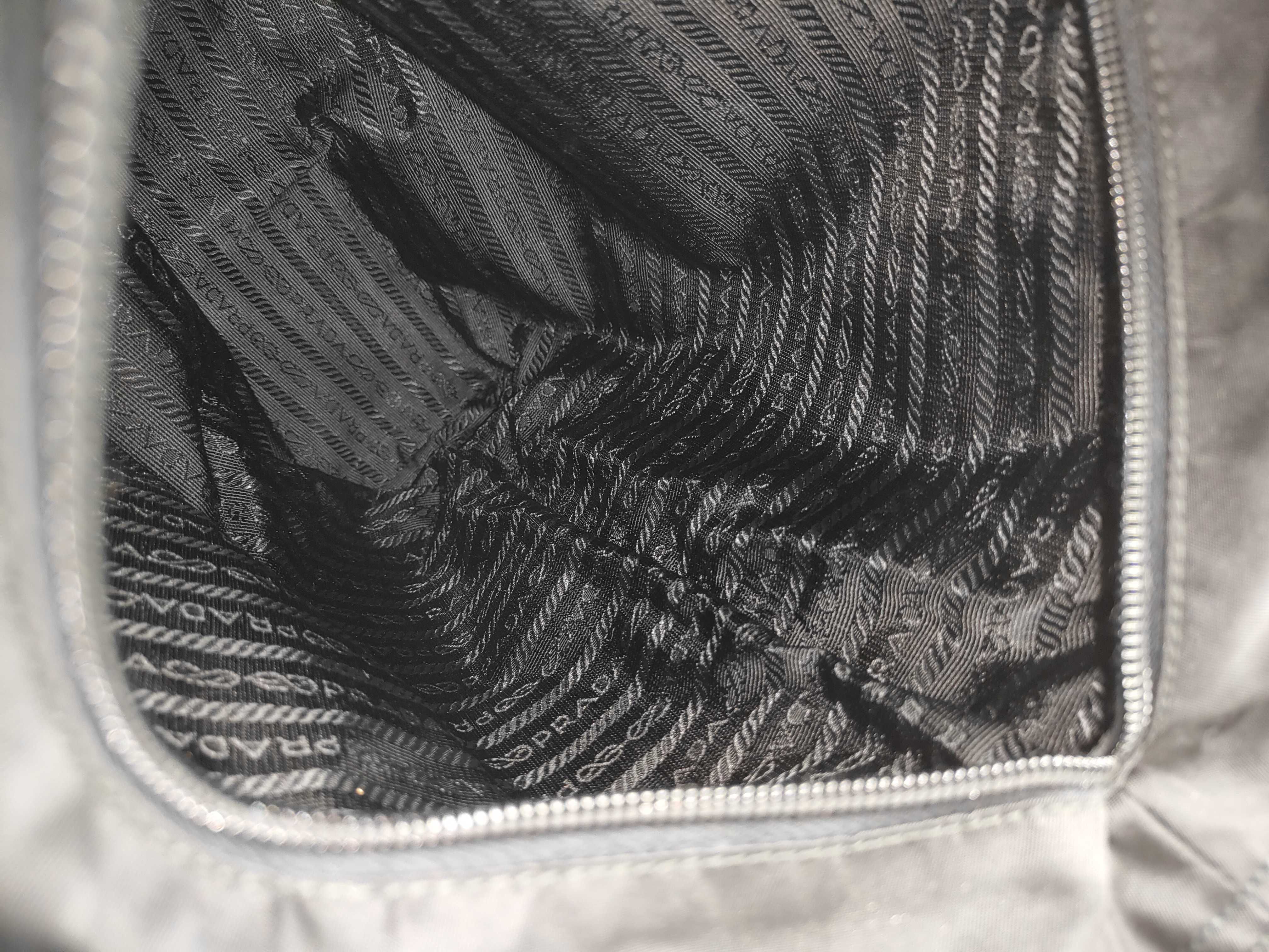 Nylon Prada Triangle Logo Nylon Tote Bag — view 12