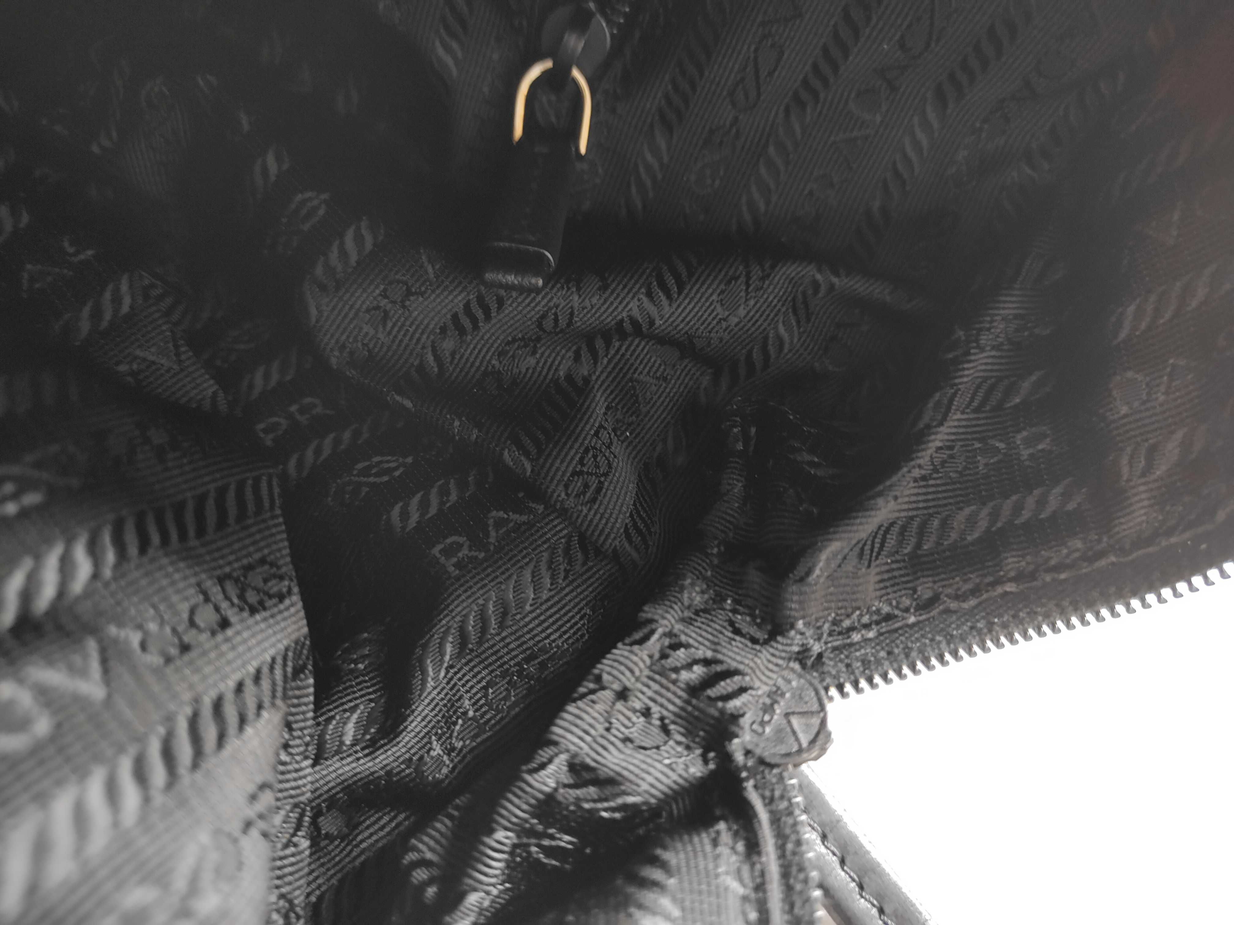 Nylon Prada Triangle Logo Nylon Tote Bag — view 13