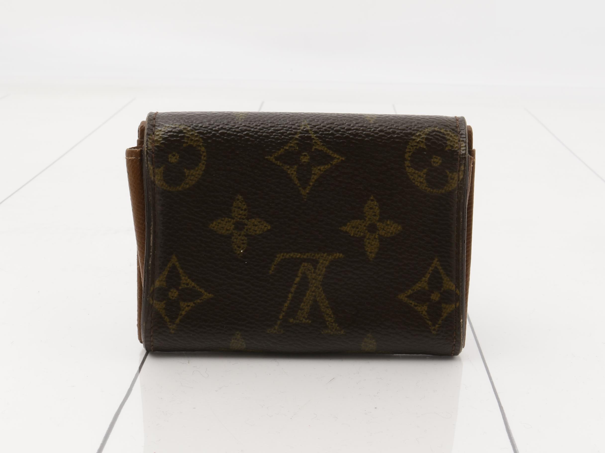 M61930 Portemonnaie Plat Coin Case, Monogram Brown — view 2