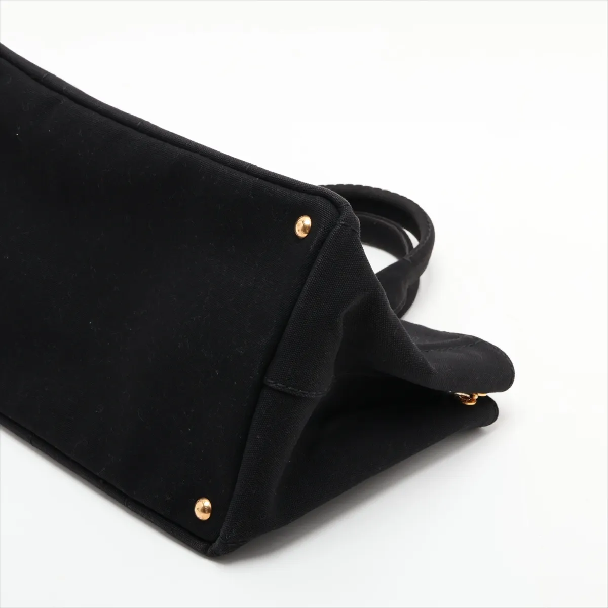 Canapa Canvas 2-Way Handbag, Black, 1BG642 — view 3