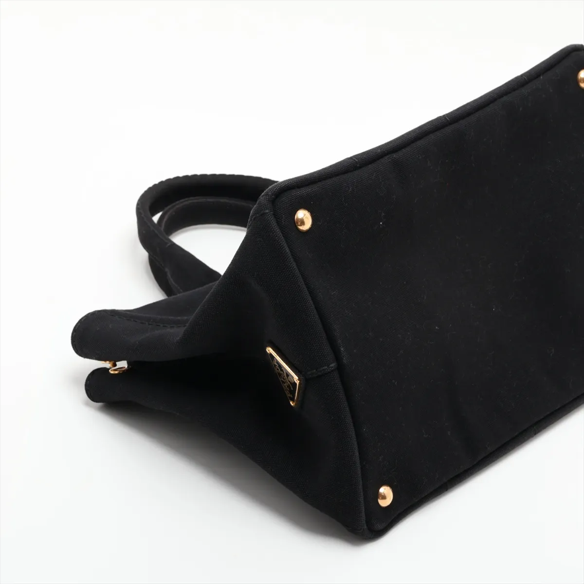 Canapa Canvas 2-Way Handbag, Black, 1BG642 — view 4