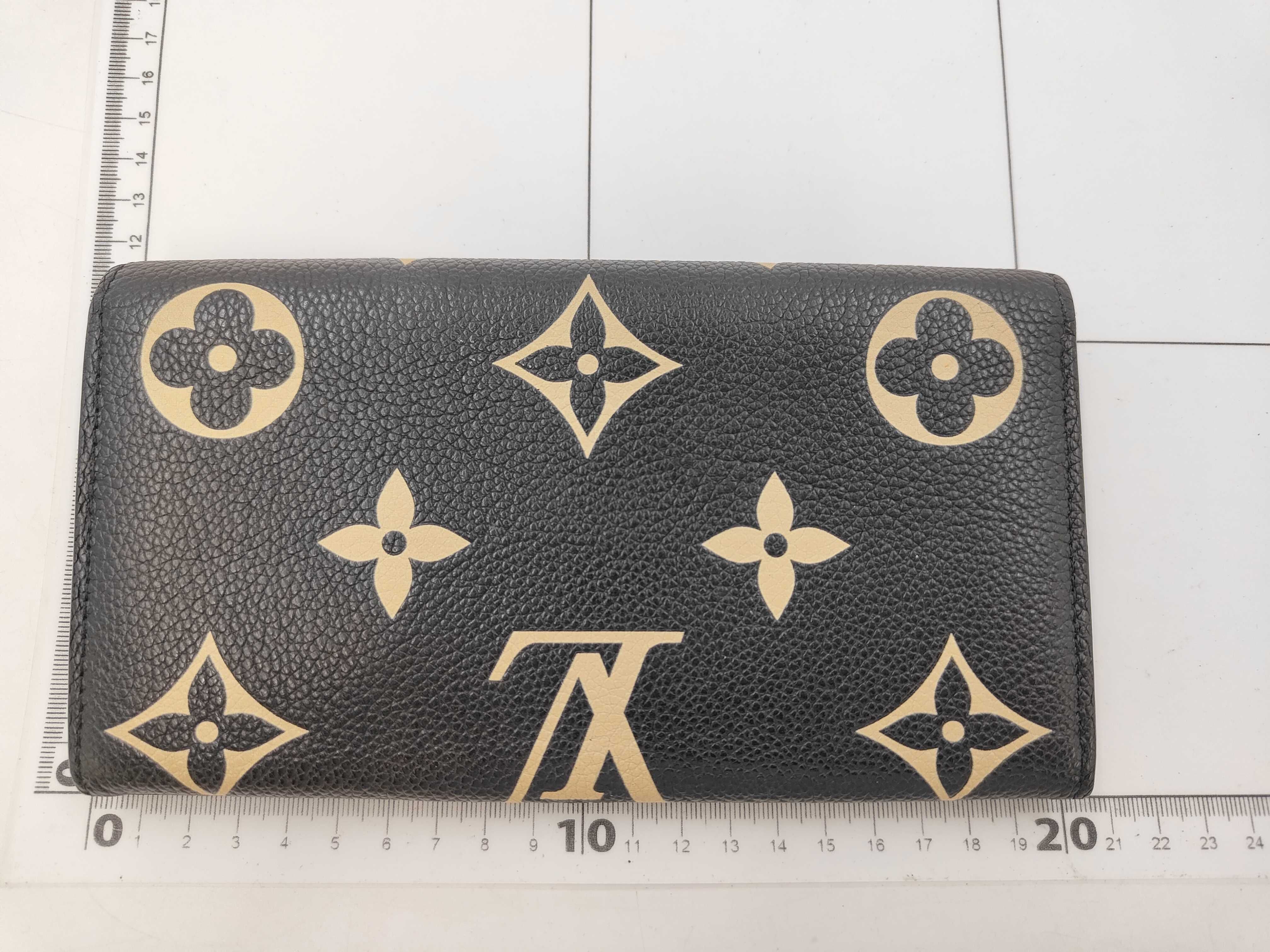 Black Empreinte Calfskin Monogram Portefeuille Sarah M80496 Wallet — view 2