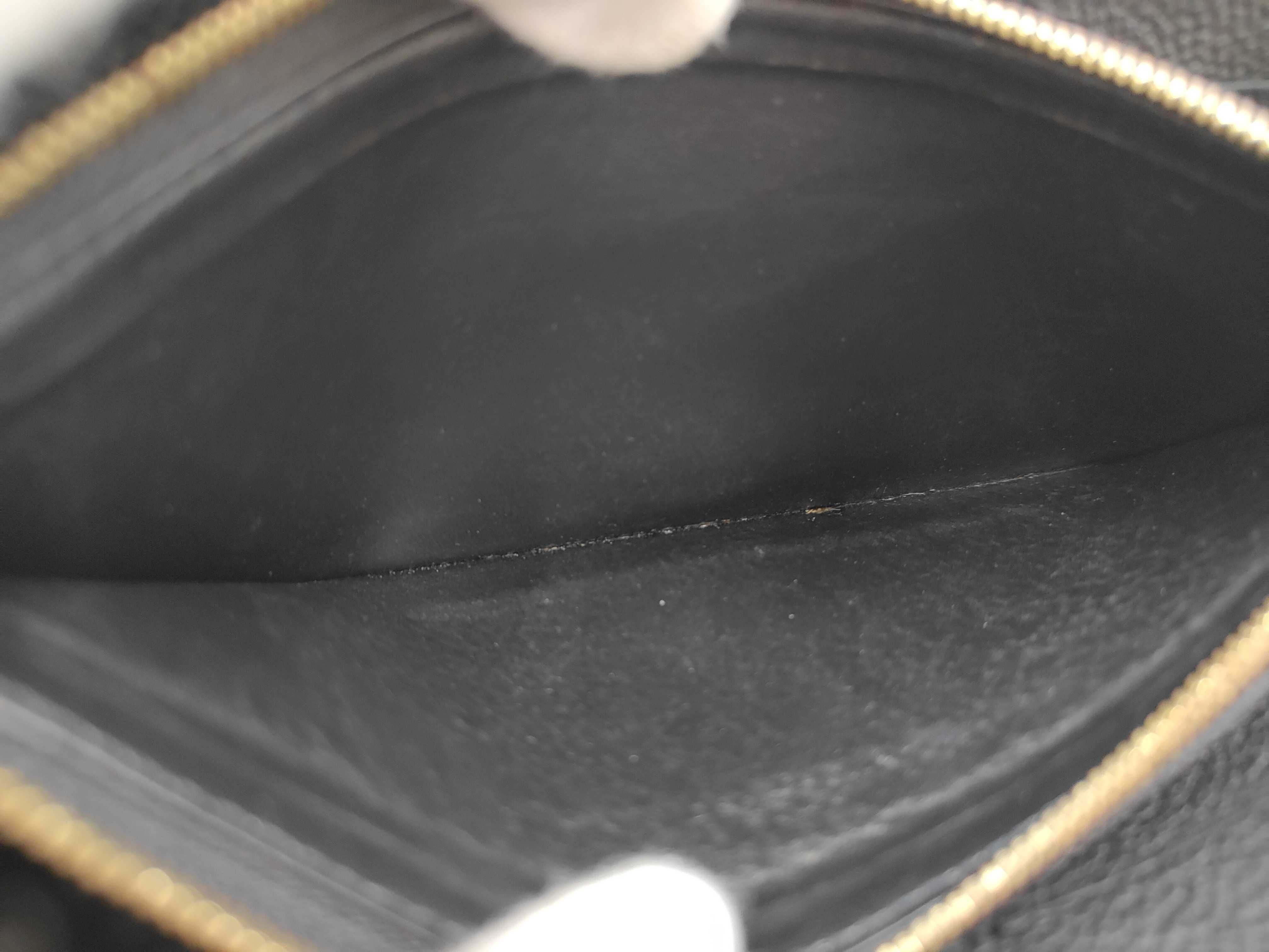 Black Empreinte Calfskin Monogram Portefeuille Sarah M80496 Wallet — view 6