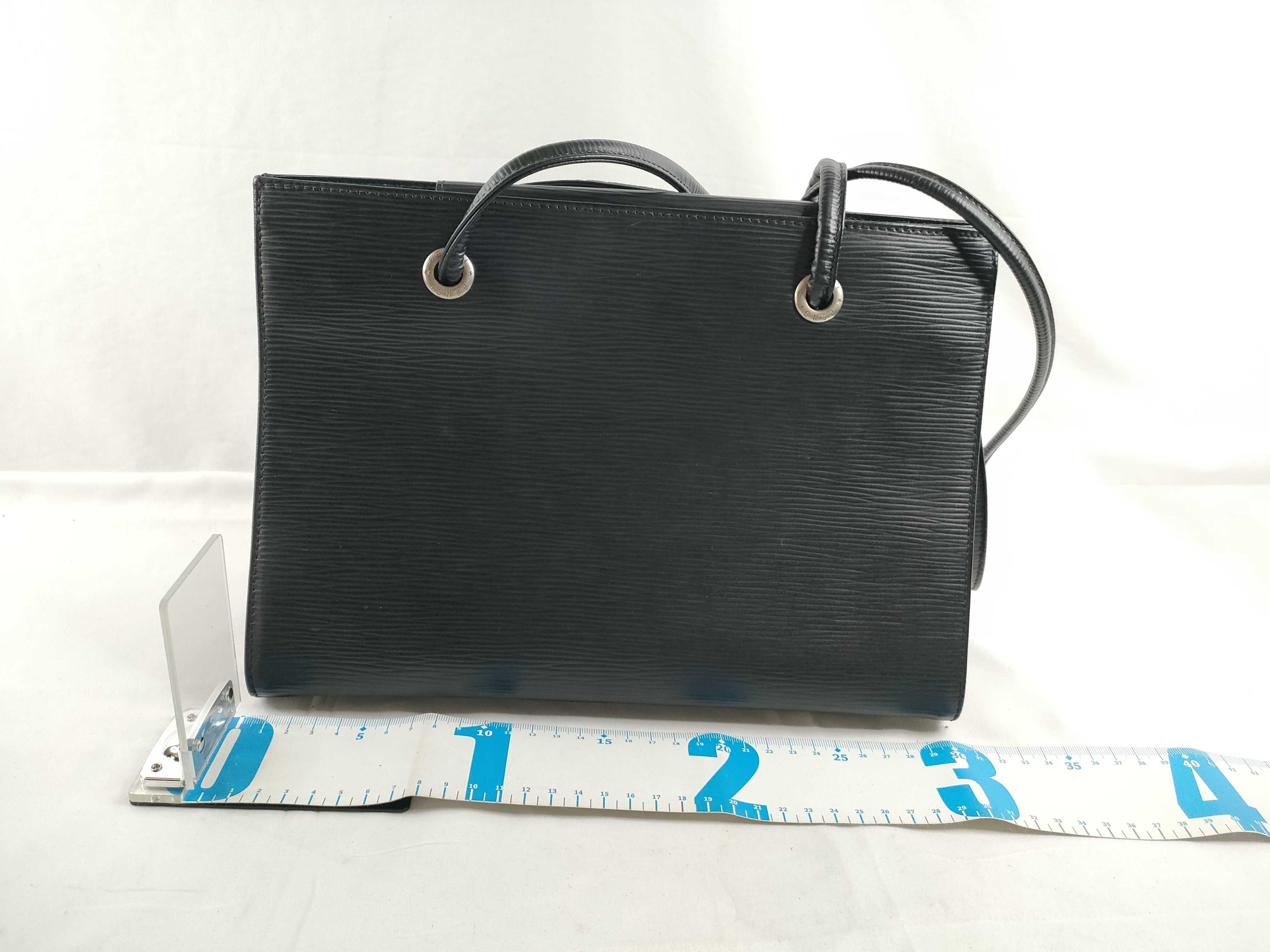 Epi Leather Logo Tote Bag 454263631078 Black W30cm Tote Bag — view 2