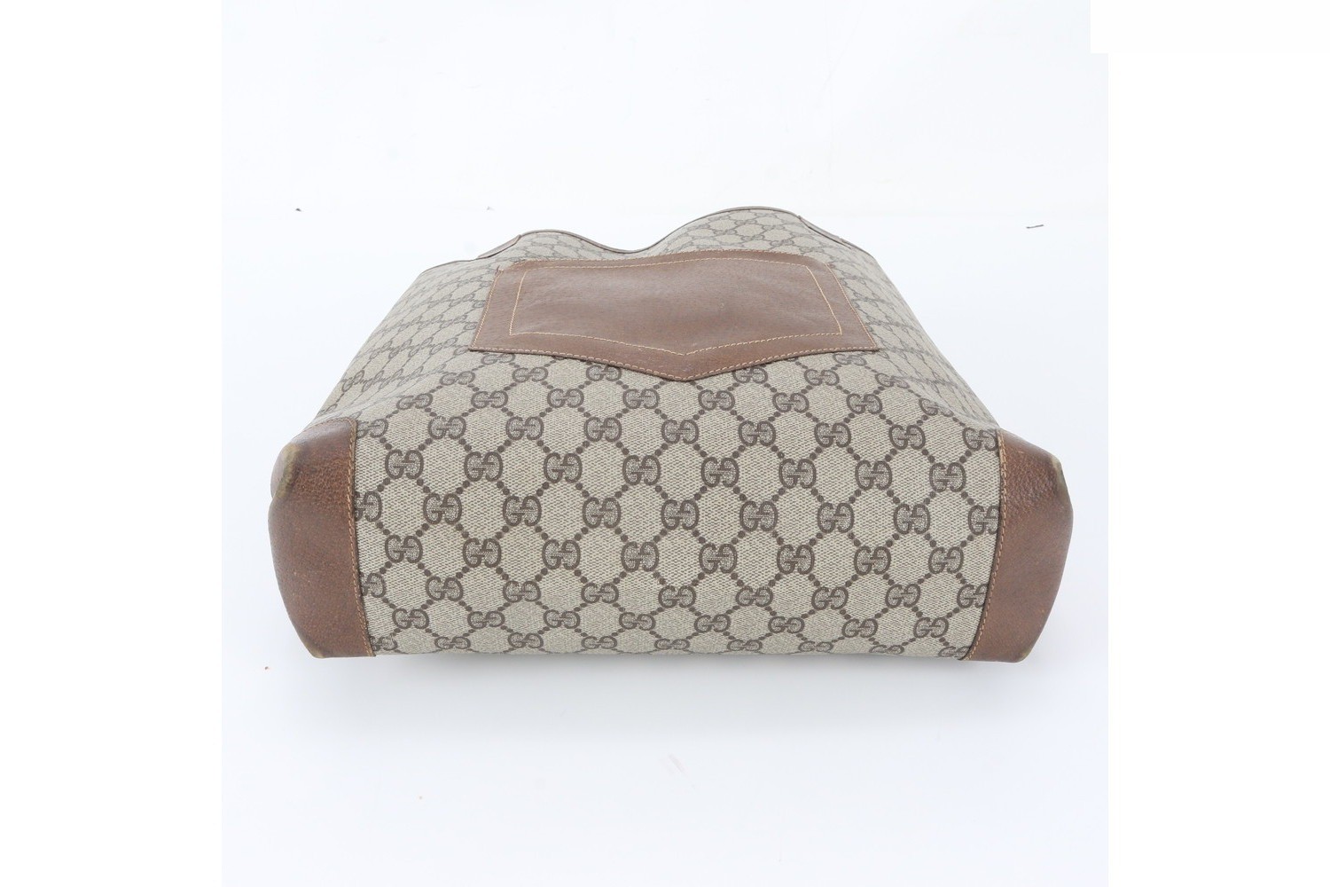 GG Supreme Sherry Line Leather Tote Bag — view 5