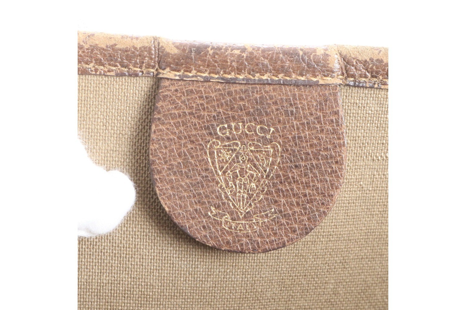 GG Supreme Sherry Line Leather Tote Bag — view 8
