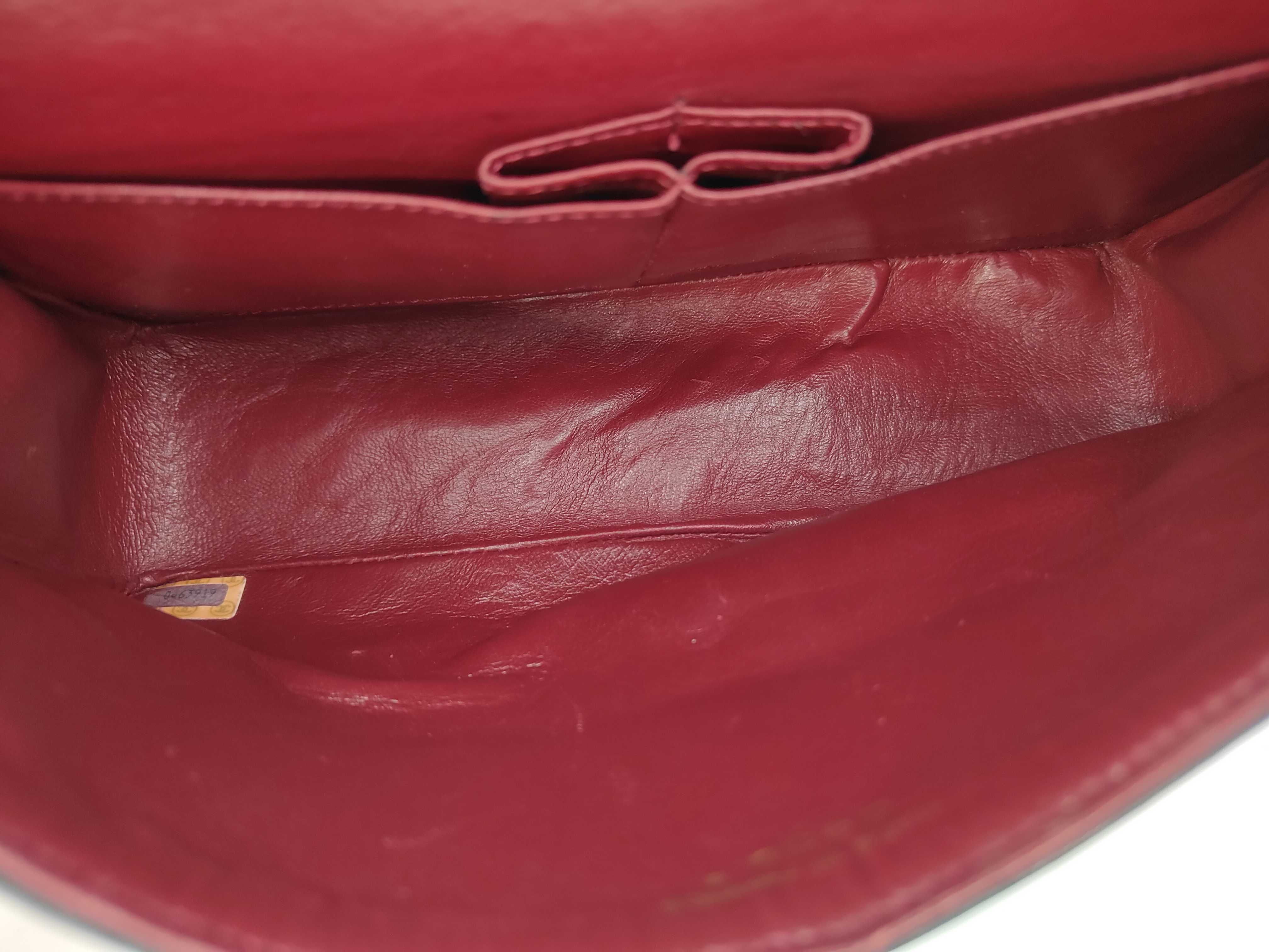 Matelassé Double Flap Black Shoulder Bag — view 8