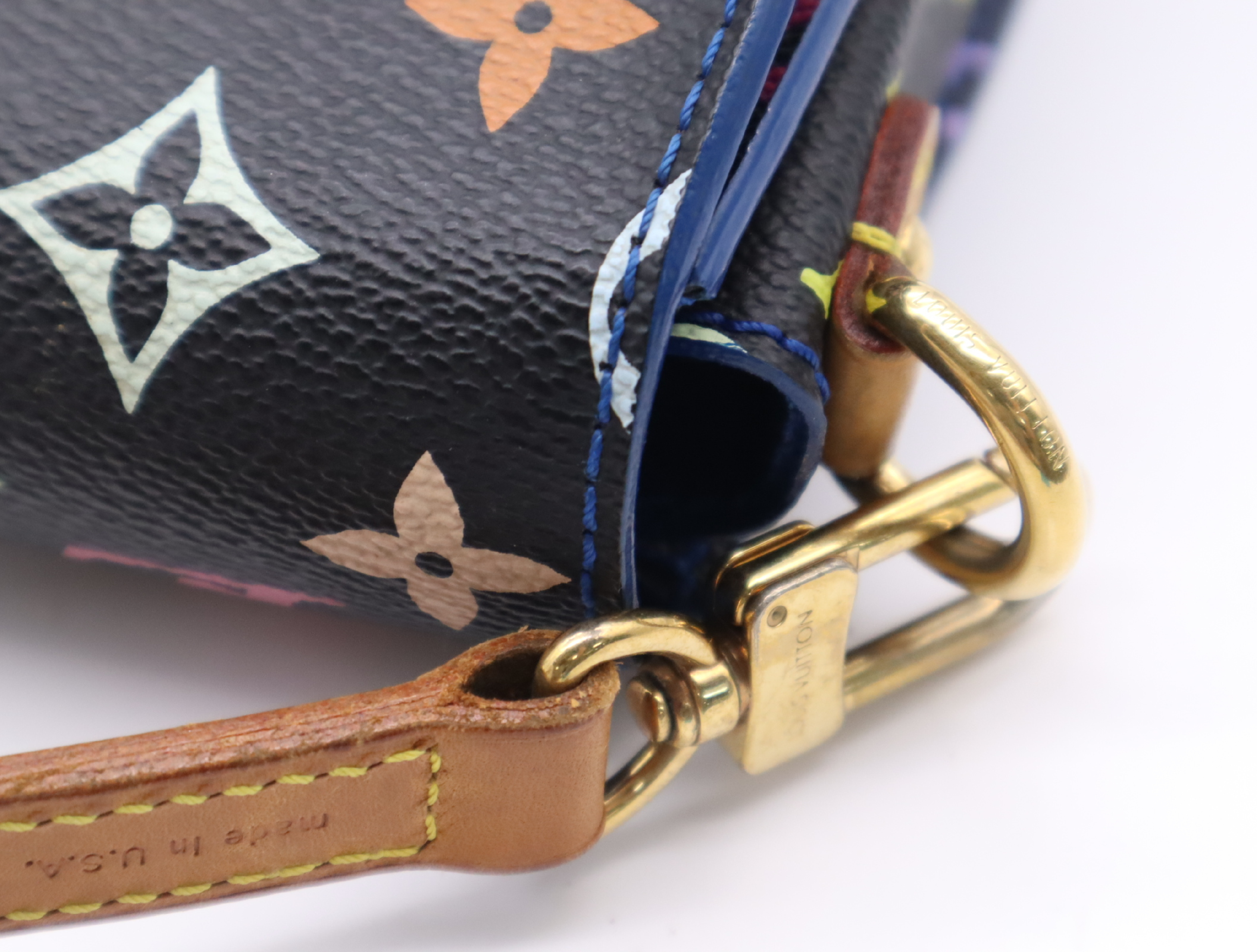 M40659 Monogram Multicolor Heartbreaker Noir Shoulder Bag with Shoulder Strap — view 9
