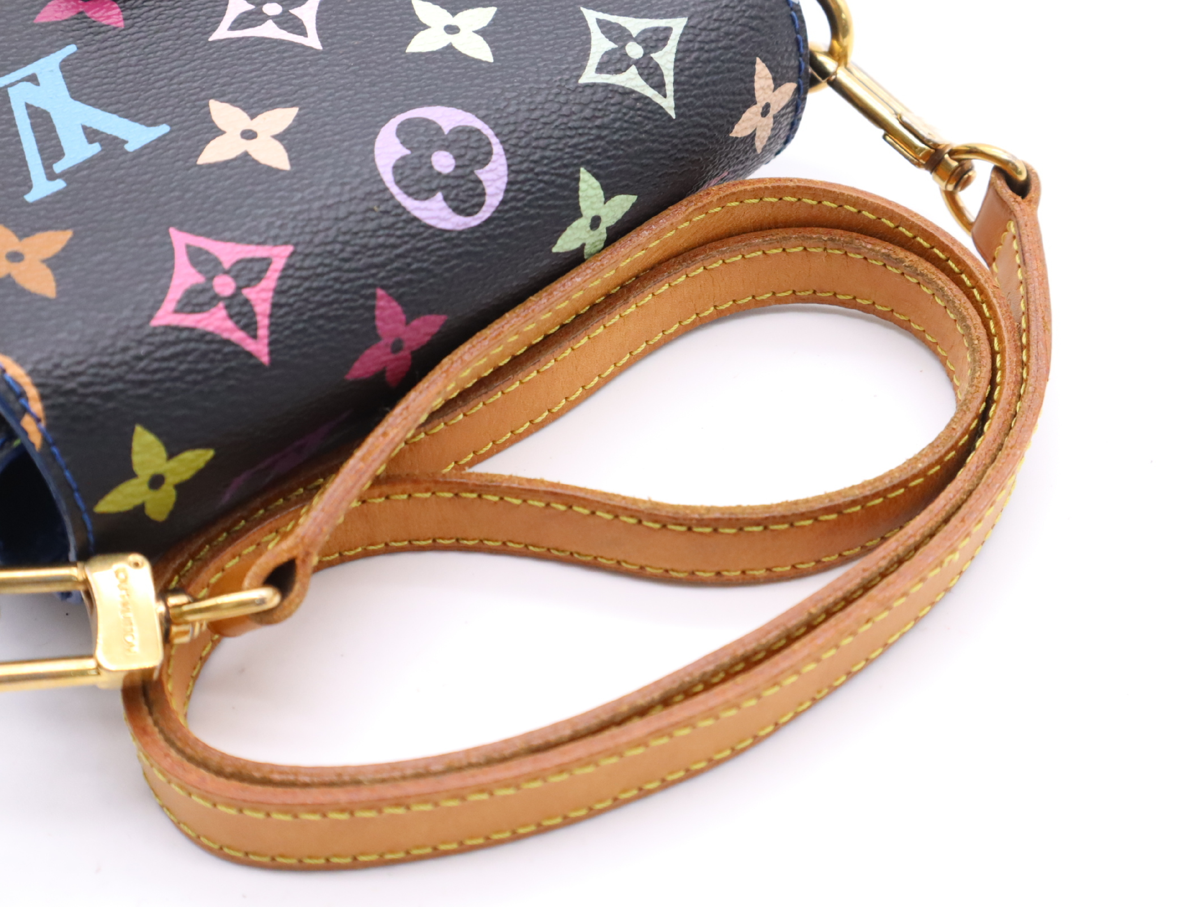 M40659 Monogram Multicolor Heartbreaker Noir Shoulder Bag with Shoulder Strap — view 10