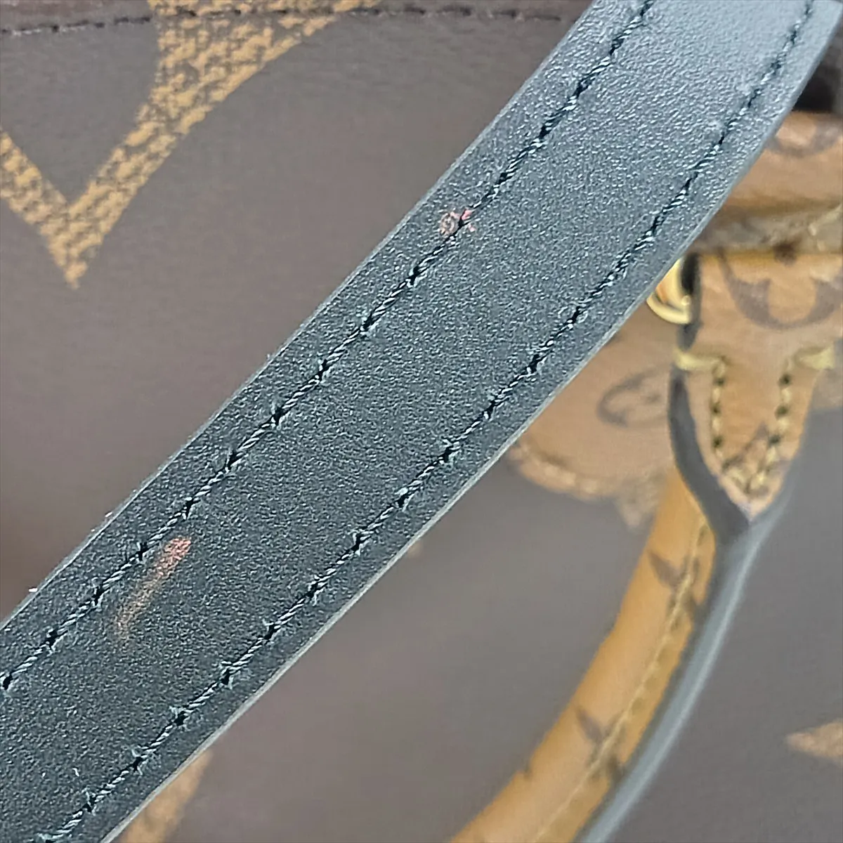 Giant Monogram Reverse OnTheGo MM M45321 LM4280 Brown (RFID detected) — view 12