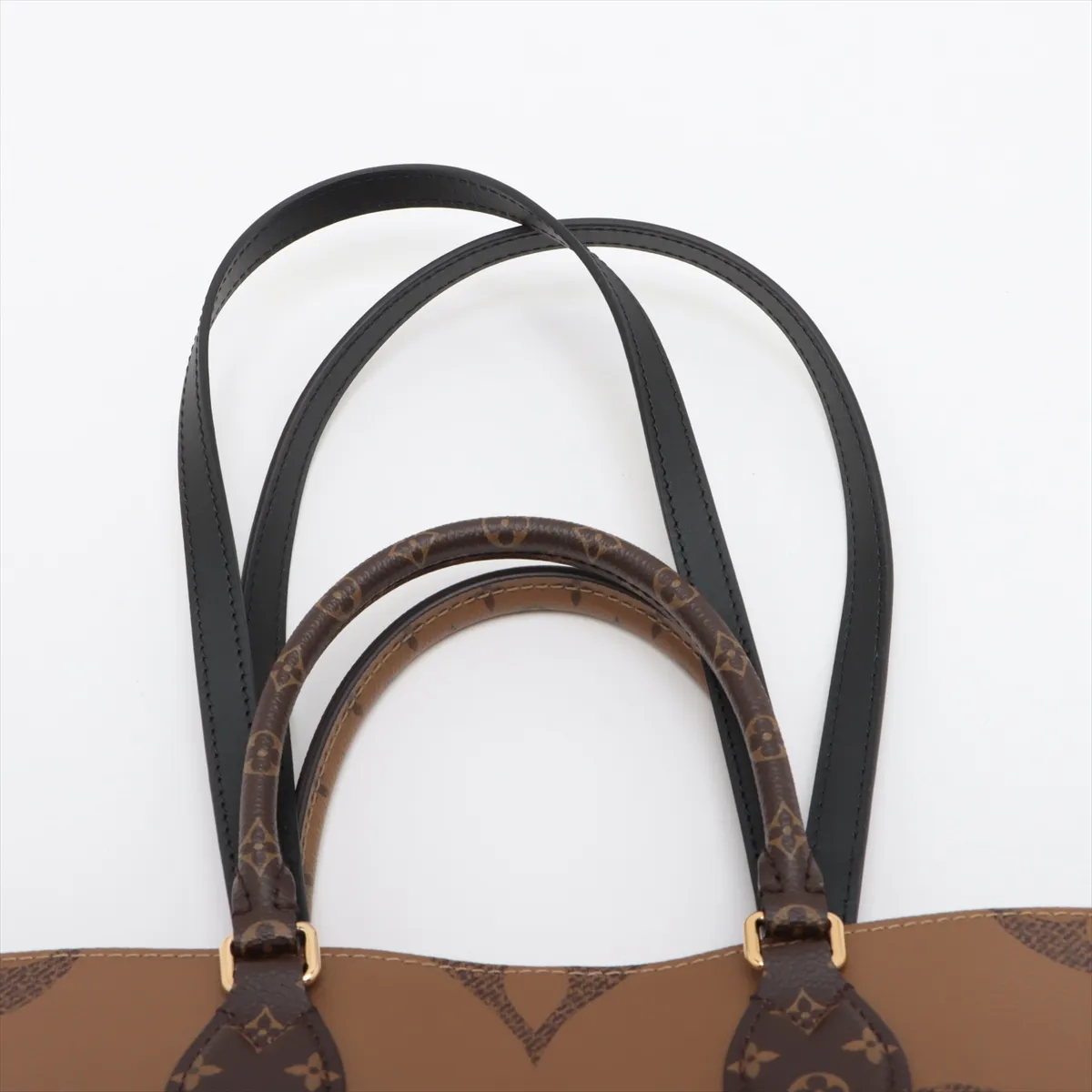 Giant Monogram Reverse OnTheGo MM M45321 LM4280 Brown (RFID detected) — view 6
