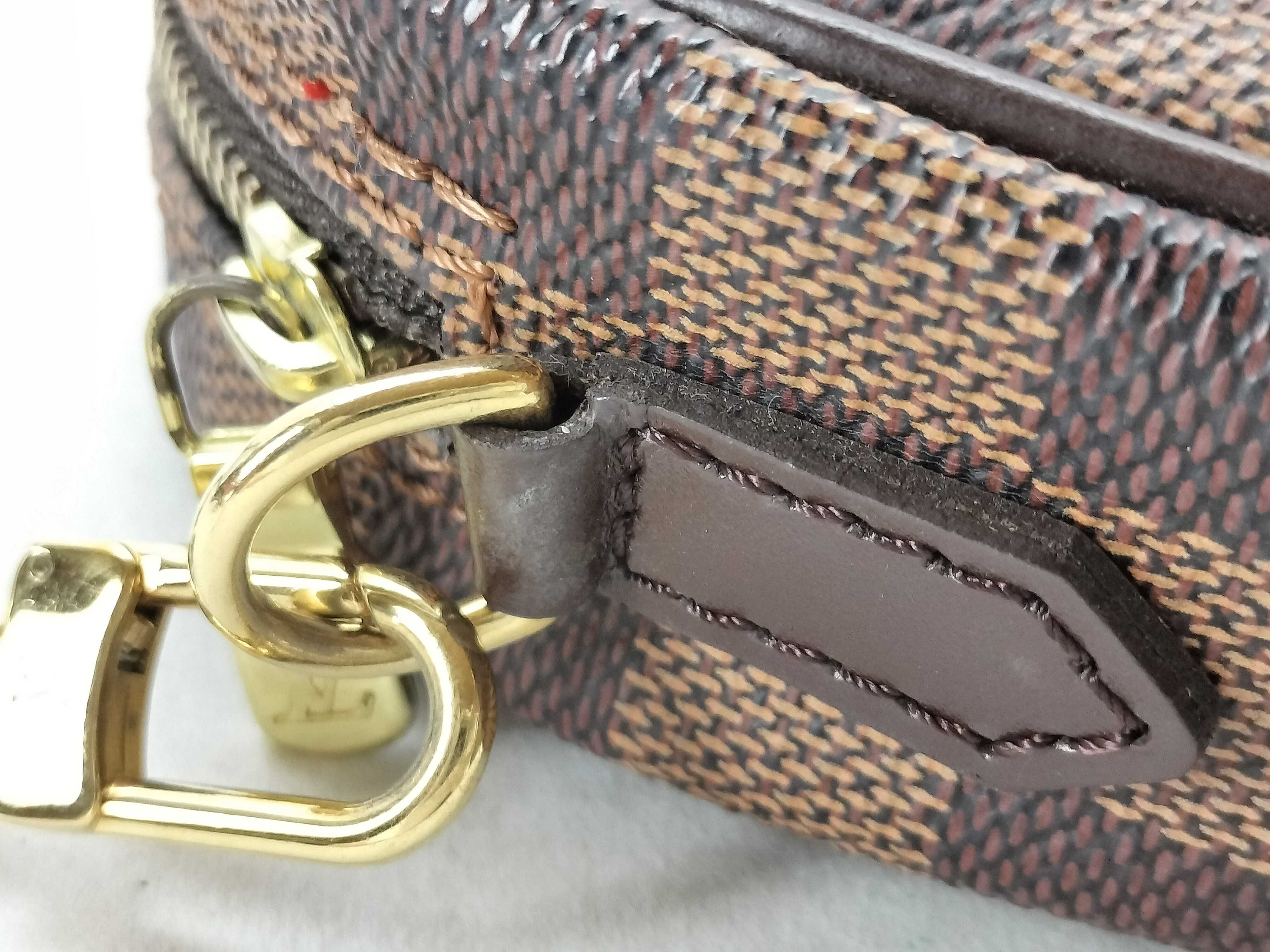 Damier Pochette Ipanema N51296 VI0093 Brown Shoulder Bag — view 5
