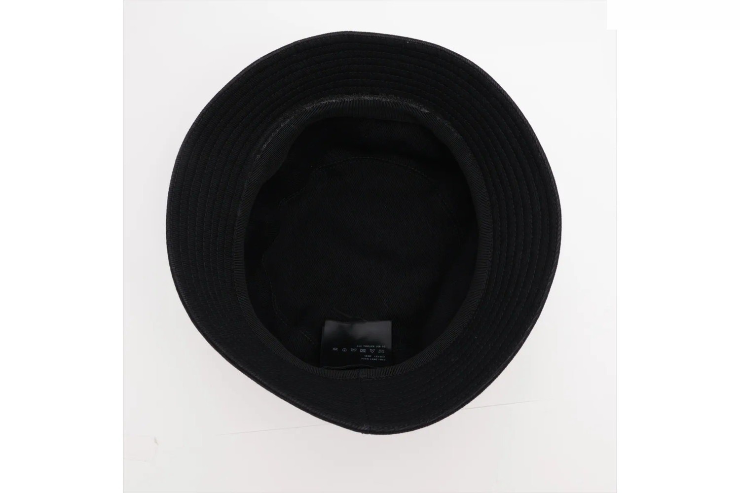 Tag attached Triangle logo bucket hat — view 4