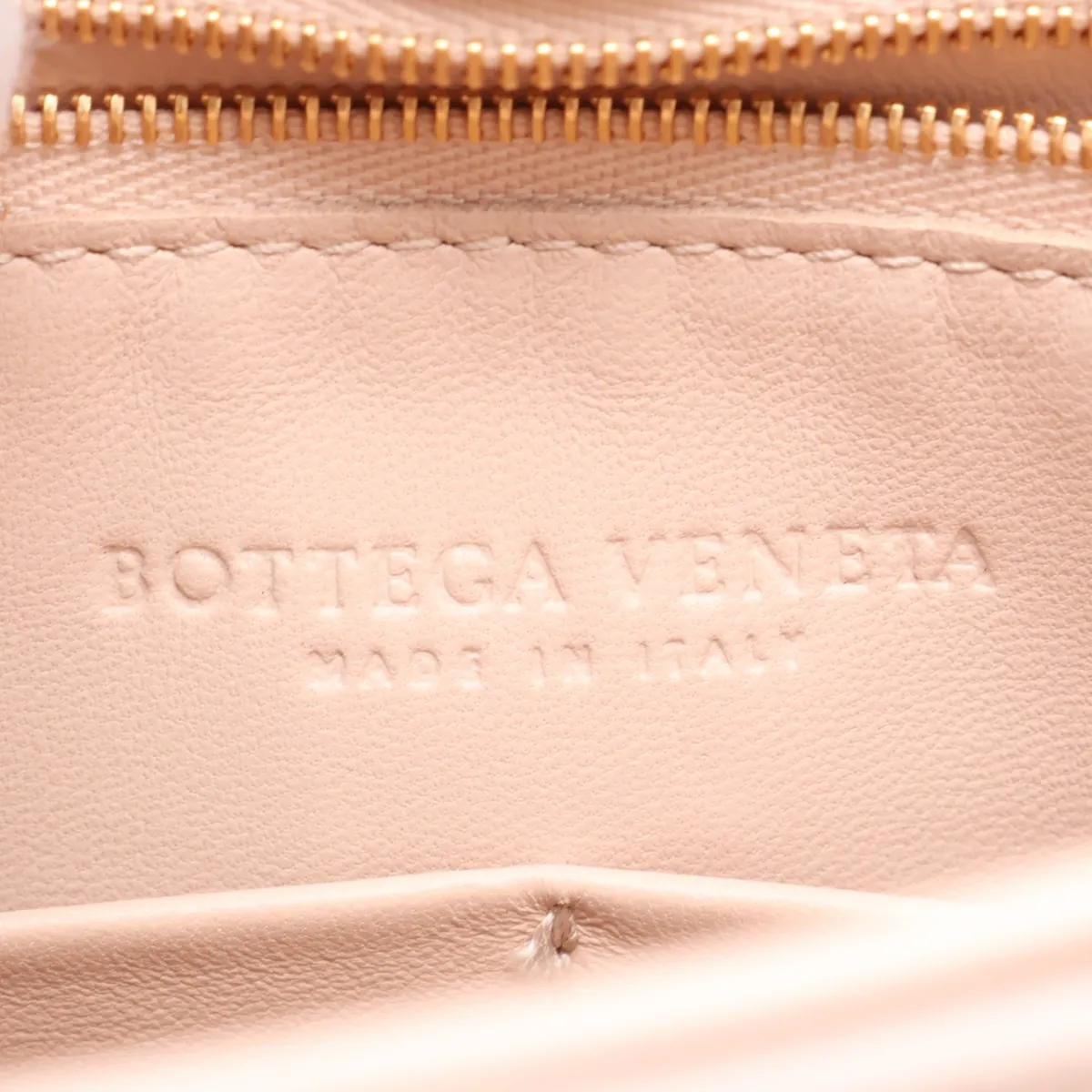 Marie Leather Shoulder Bag, Beige — view 13