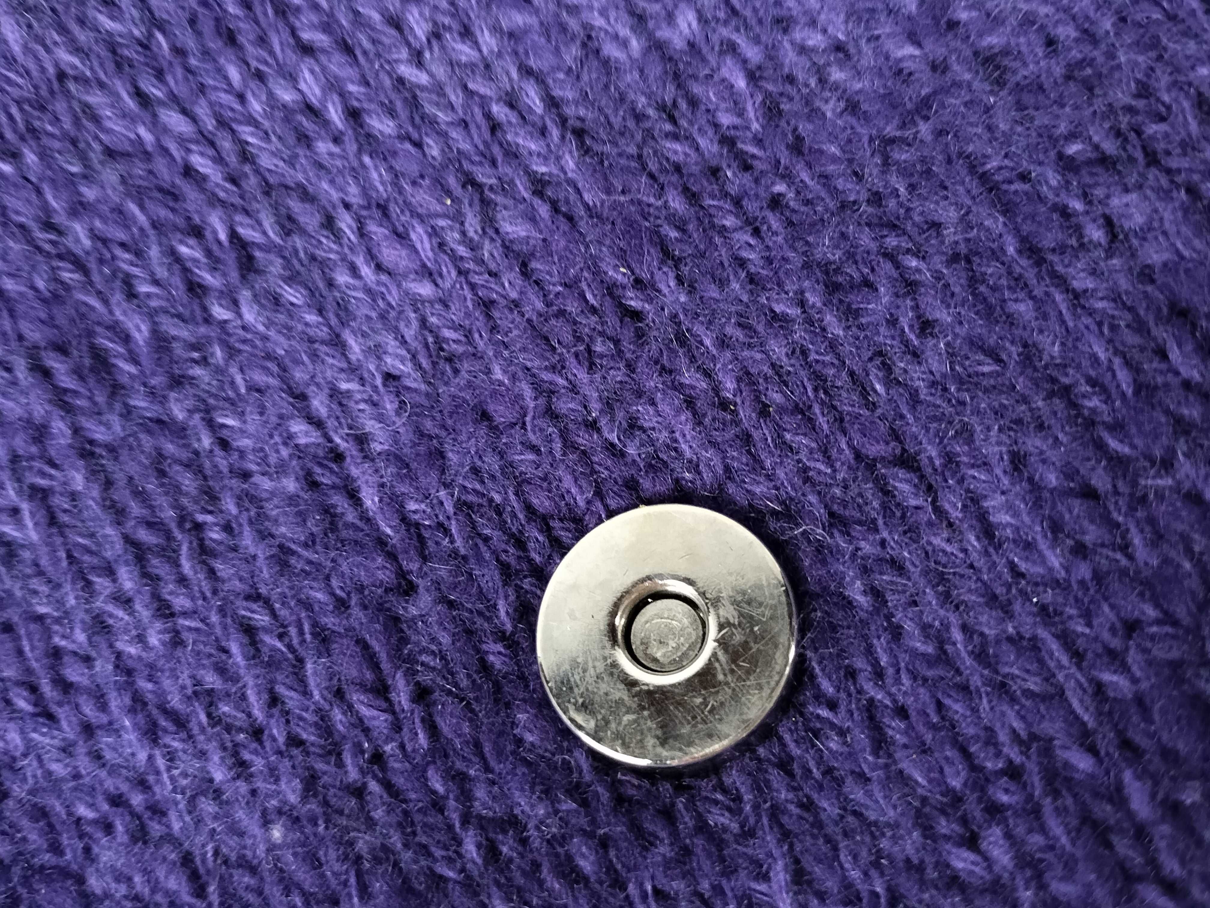 Mamma handbag, wool knit, purple handbag — view 13