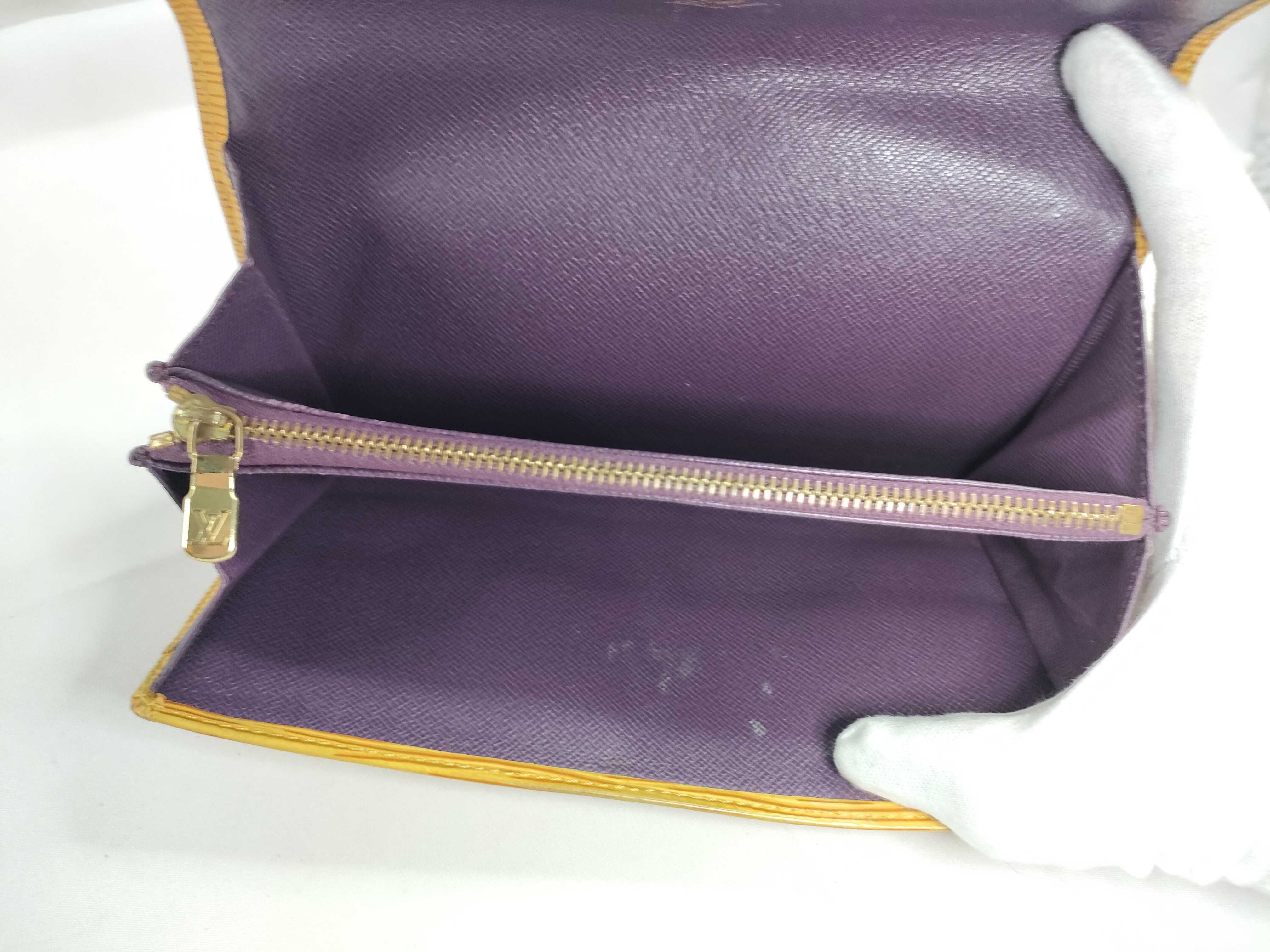Epi Louis Vuitton Epi Portefeuille Sarah M63389/CA0071 Yellow Wallet — view 10