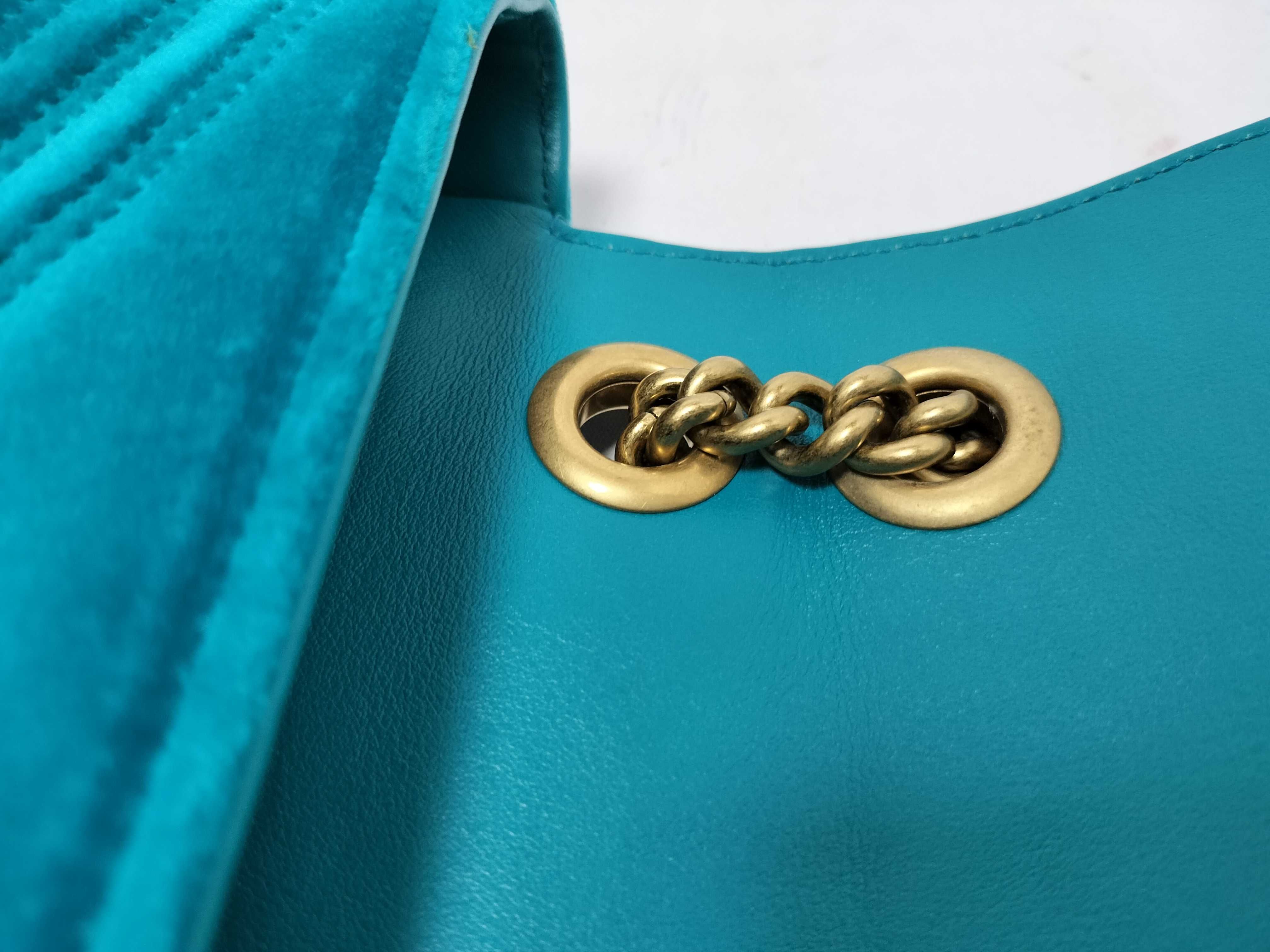 GG Marmont Velour Shoulder Bag — view 5