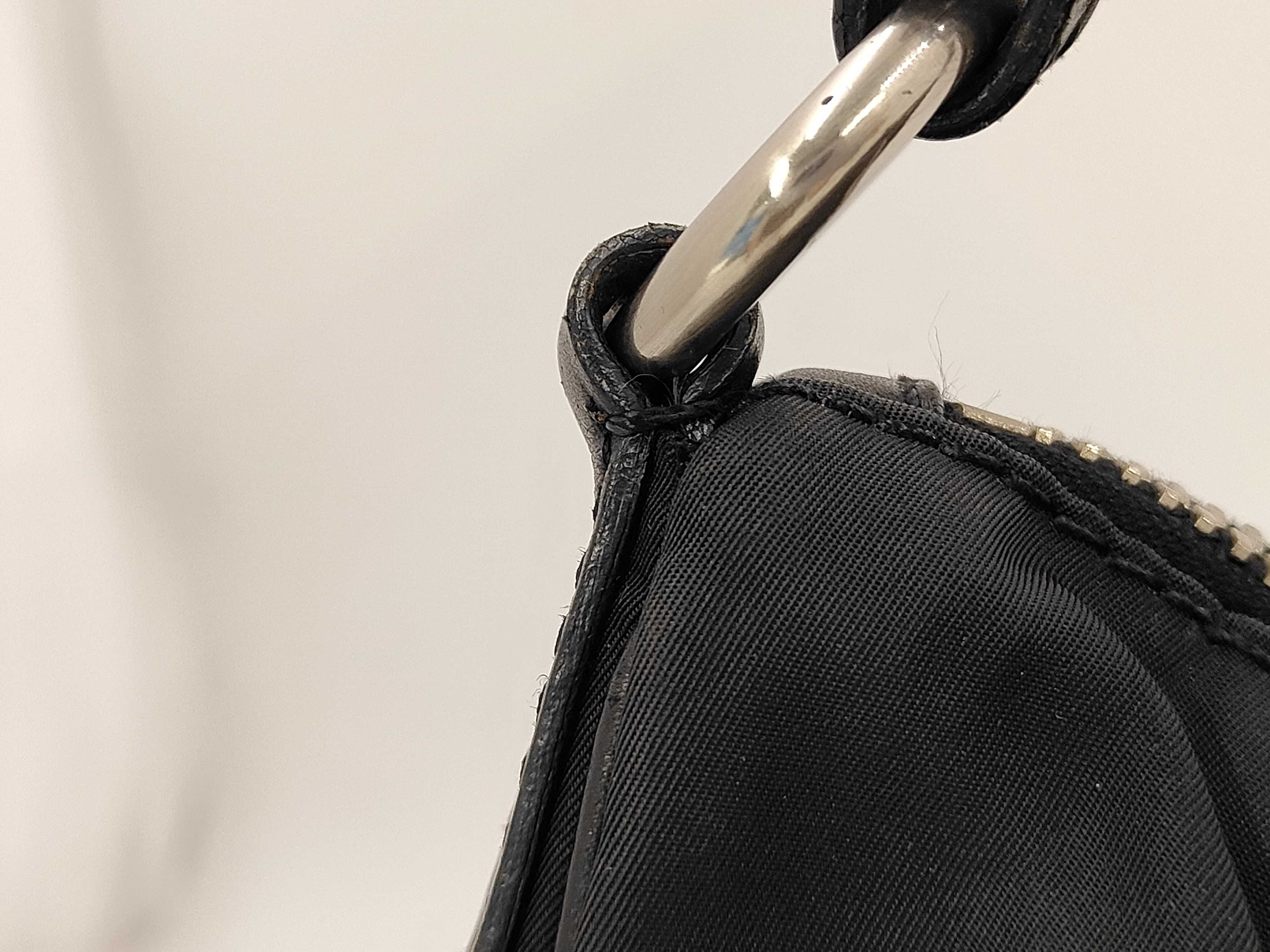 Nylon Triangle Logo Nylon One-Shoulder Bag — view 3