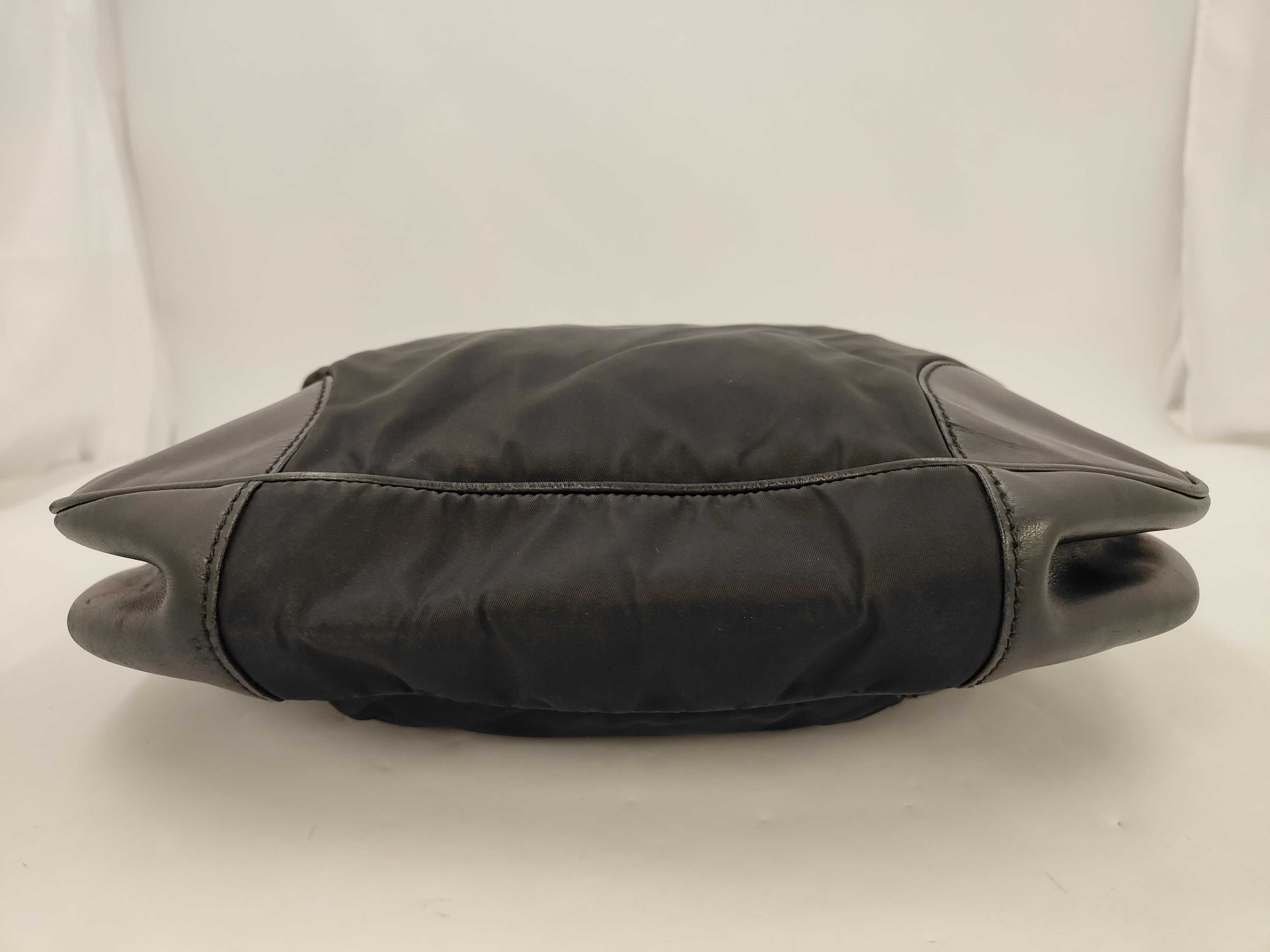 Nylon Triangle Logo Nylon One-Shoulder Bag — view 8