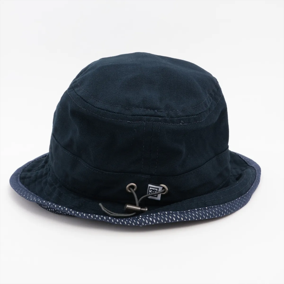 Sport Line Hat, Cotton, Navy. Shows signs of wear, — view 3