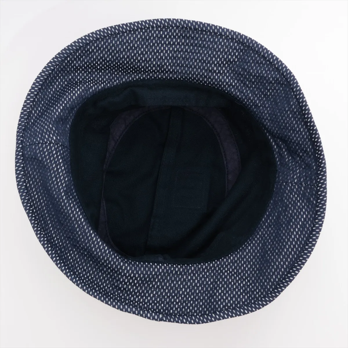 Sport Line Hat, Cotton, Navy. Shows signs of wear, — view 4