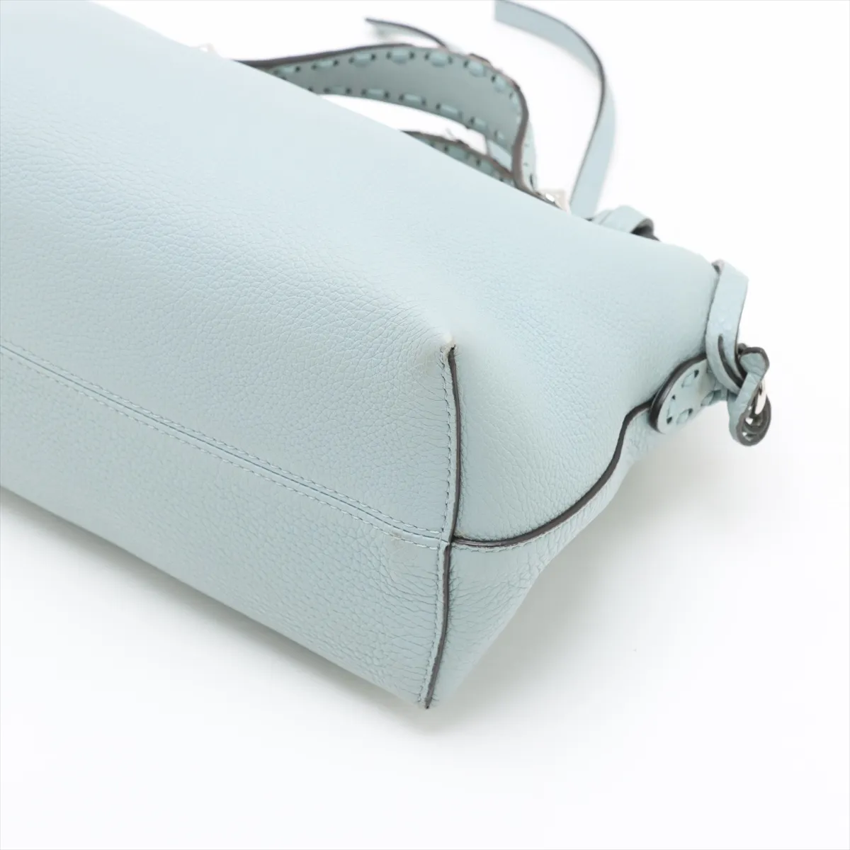 Selleria Vistheway Medium Leather 2WAY Handbag Blue — view 3
