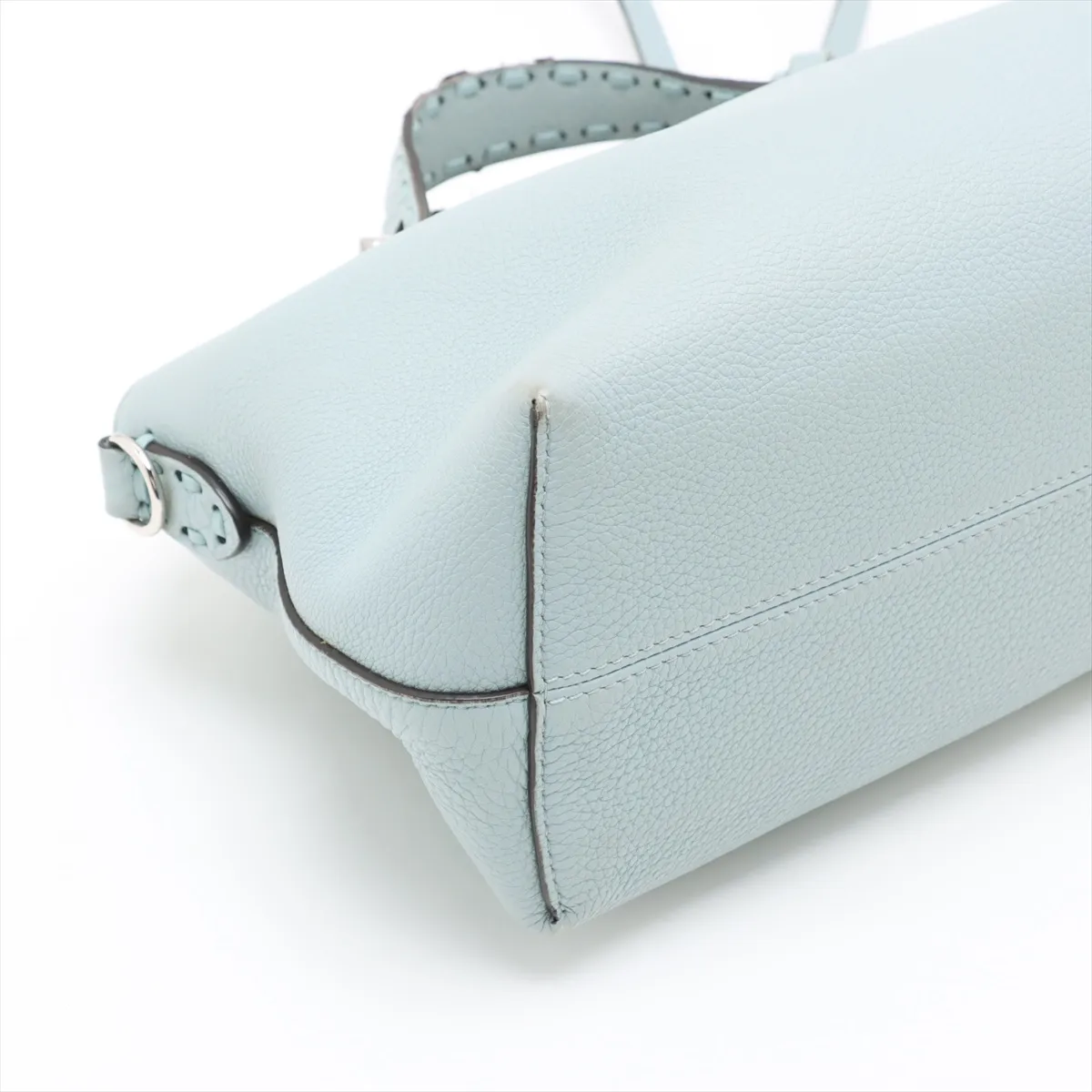 Selleria Vistheway Medium Leather 2WAY Handbag Blue — view 4