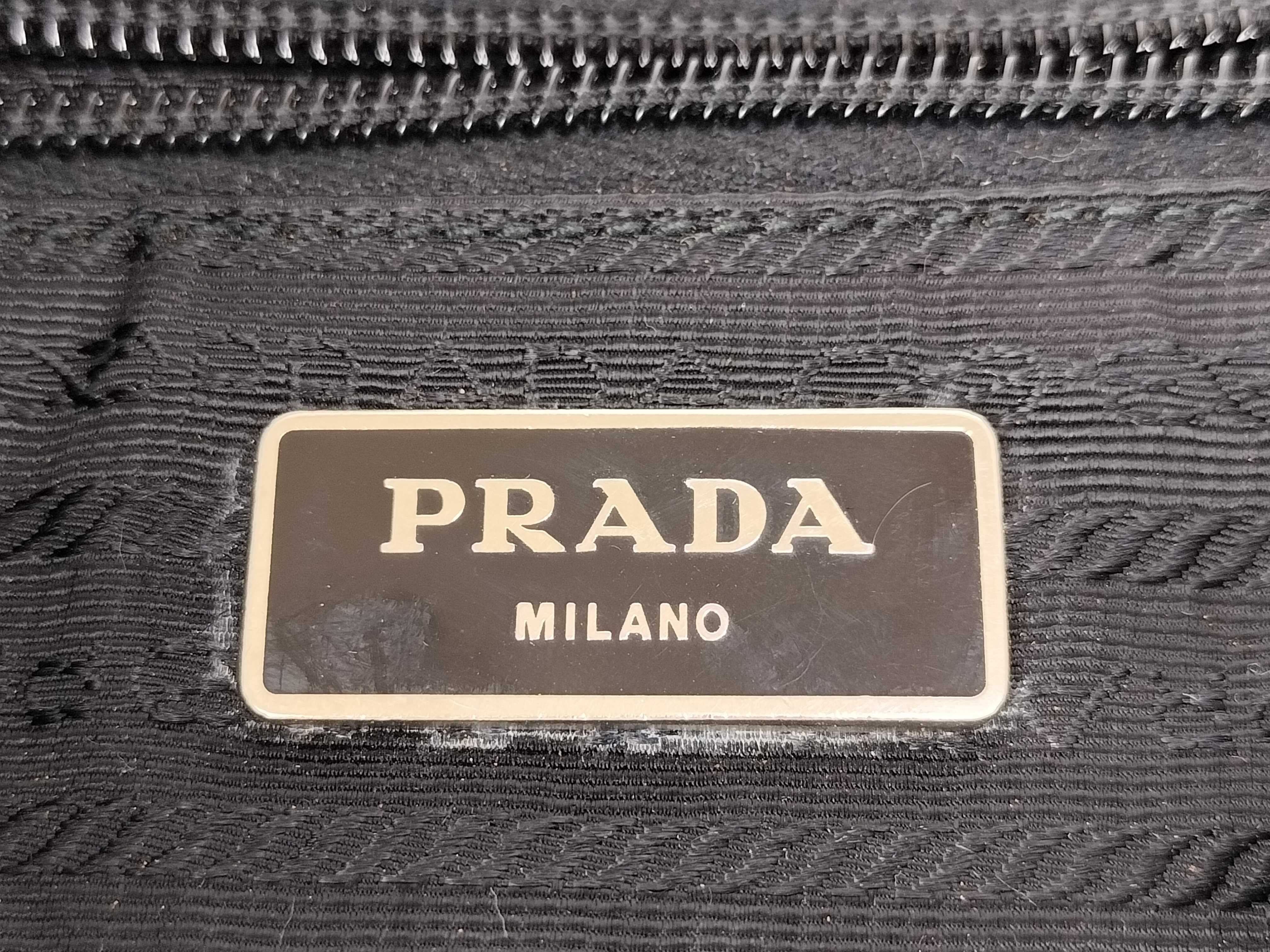 Nylon Shoulder Bag, Black Nylon Shoulder Bag — view 12