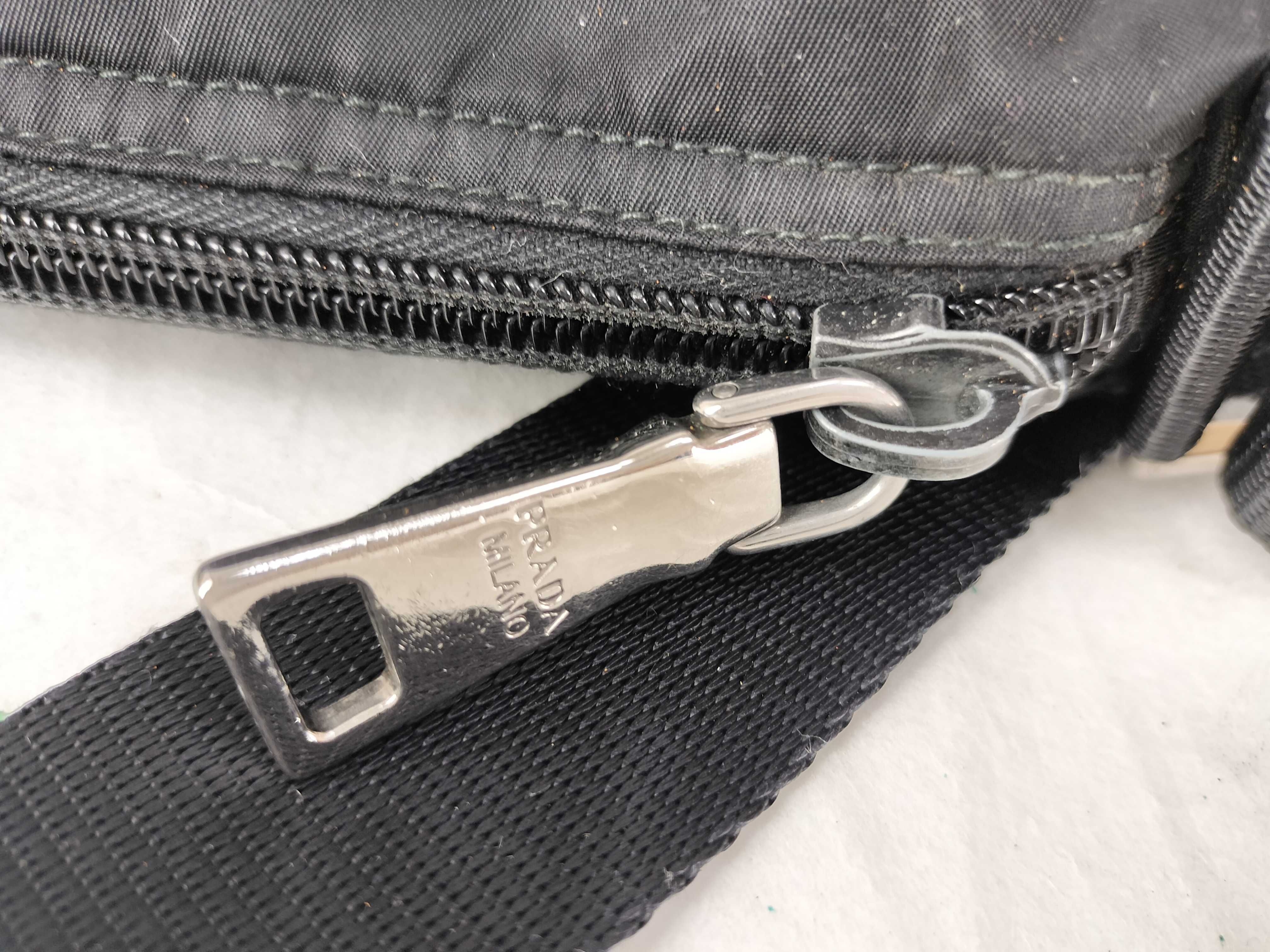 Nylon Shoulder Bag, Black Nylon Shoulder Bag — view 14