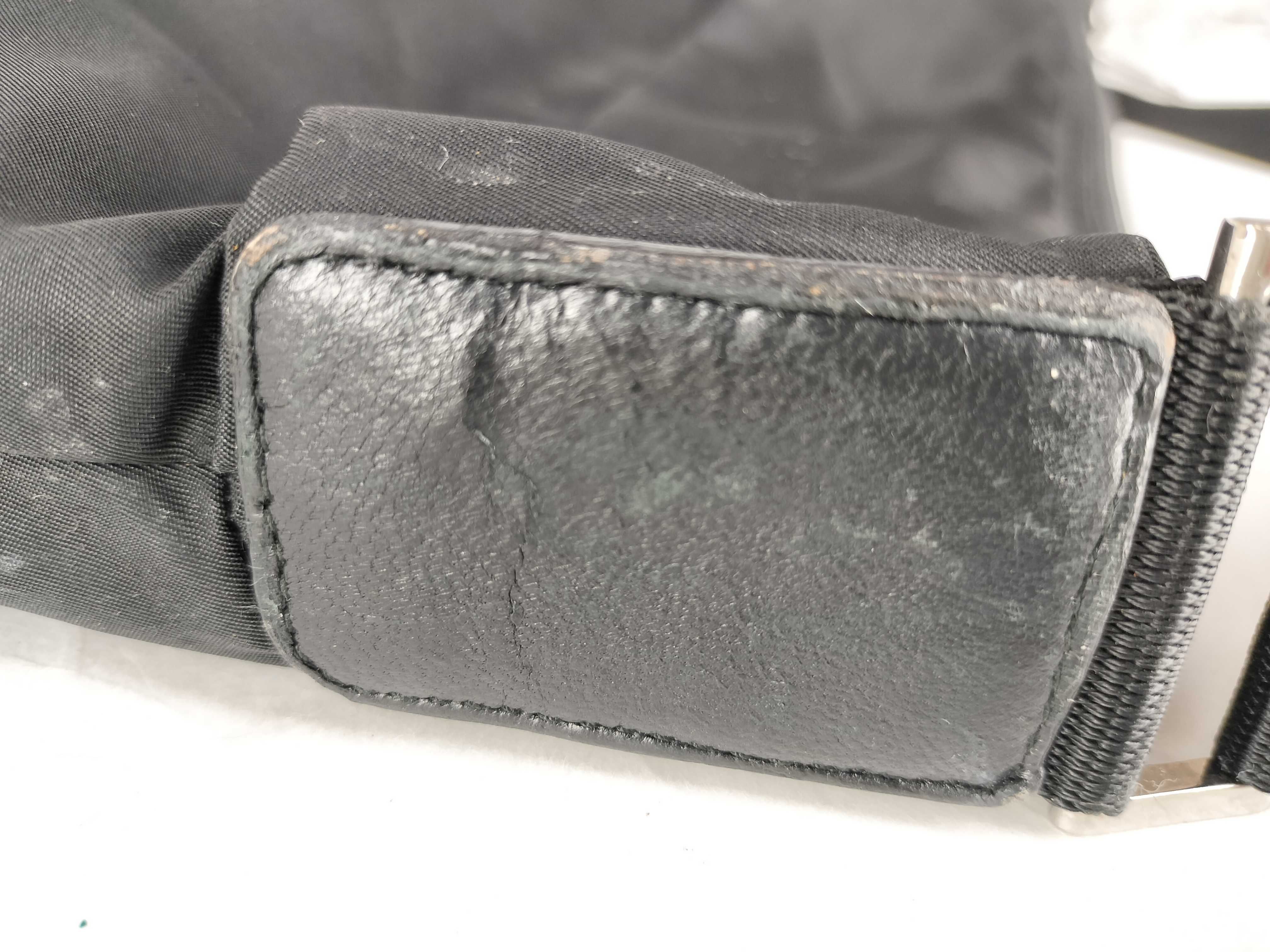 Nylon Shoulder Bag, Black Nylon Shoulder Bag — view 15