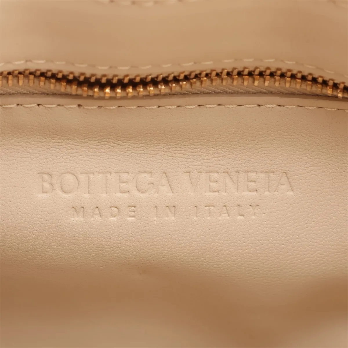 Maxi Intrecciato Padded Cassette Leather Shoulder Bag, Beige — view 8