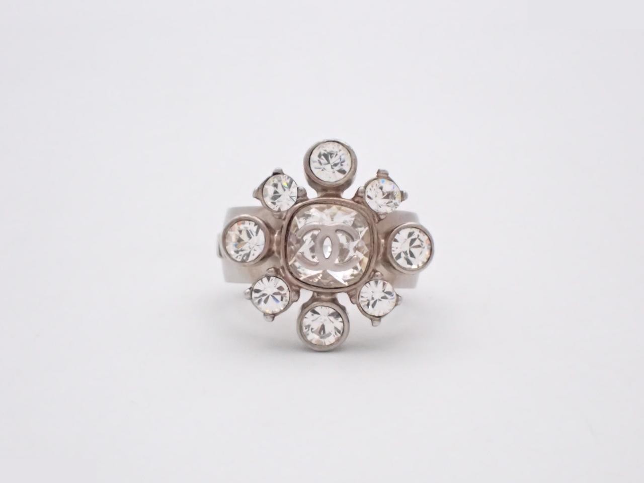 Ring, Coco Mark, Clear Stone, #13